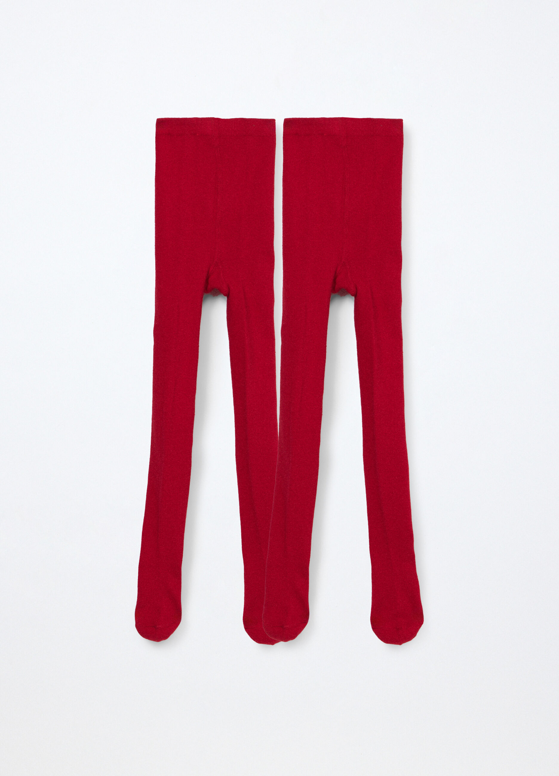 Pack 2 collant misto cotone bambina_0