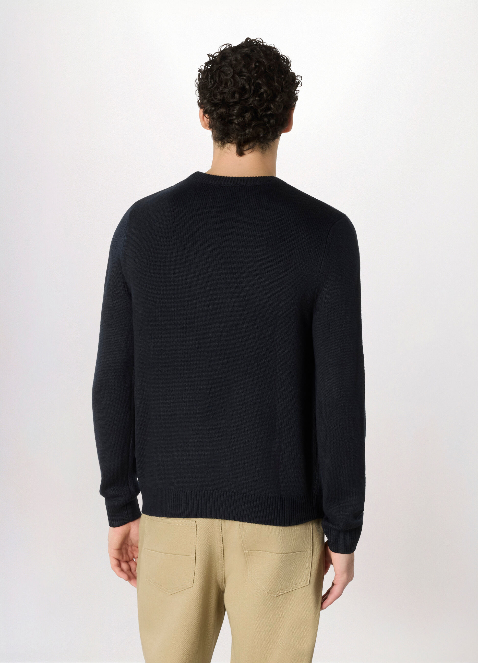 Maglione girocollo con motivo Natale uomo_1