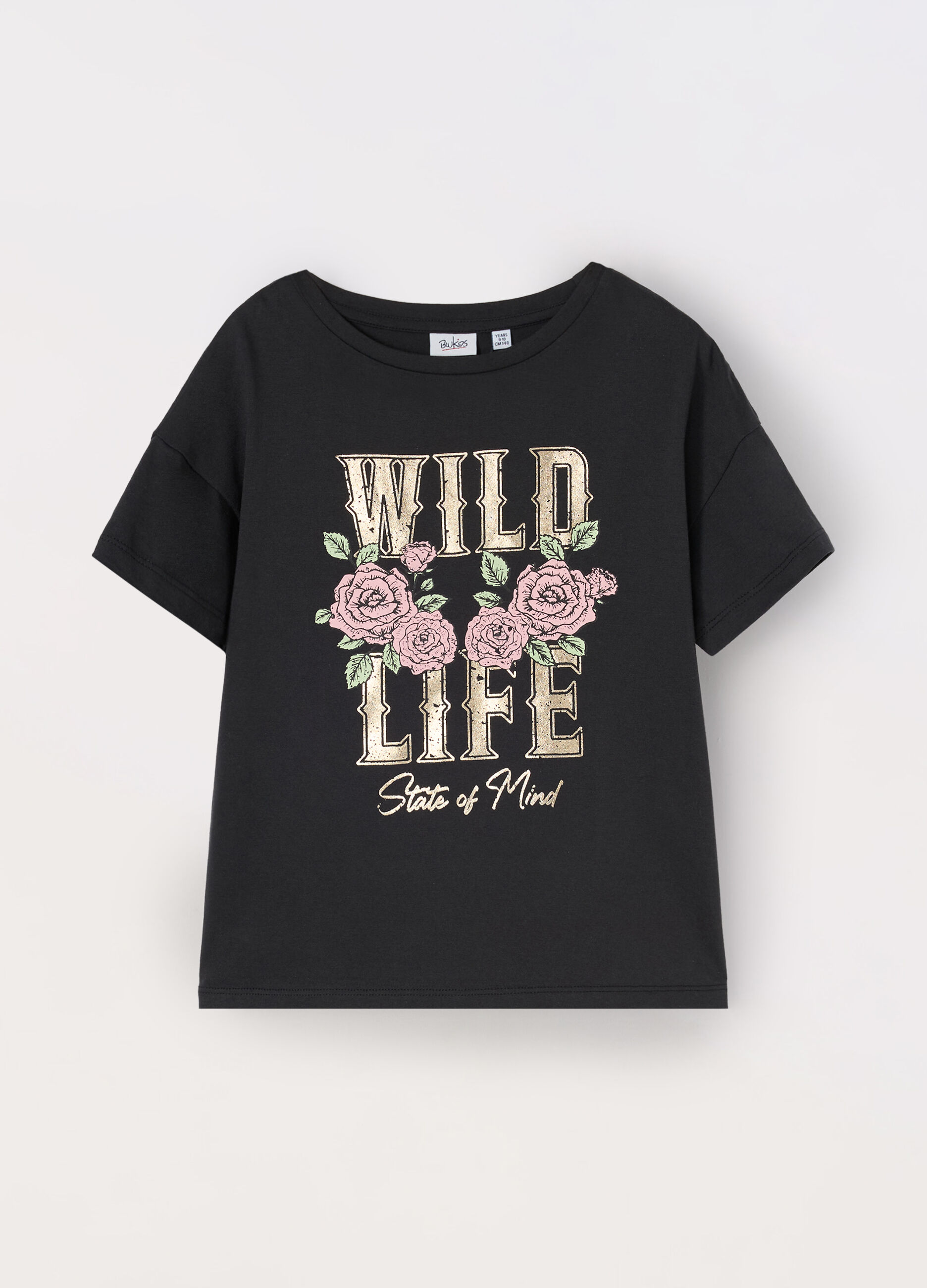 T-shirt in jersey di puro cotone ragazza_0