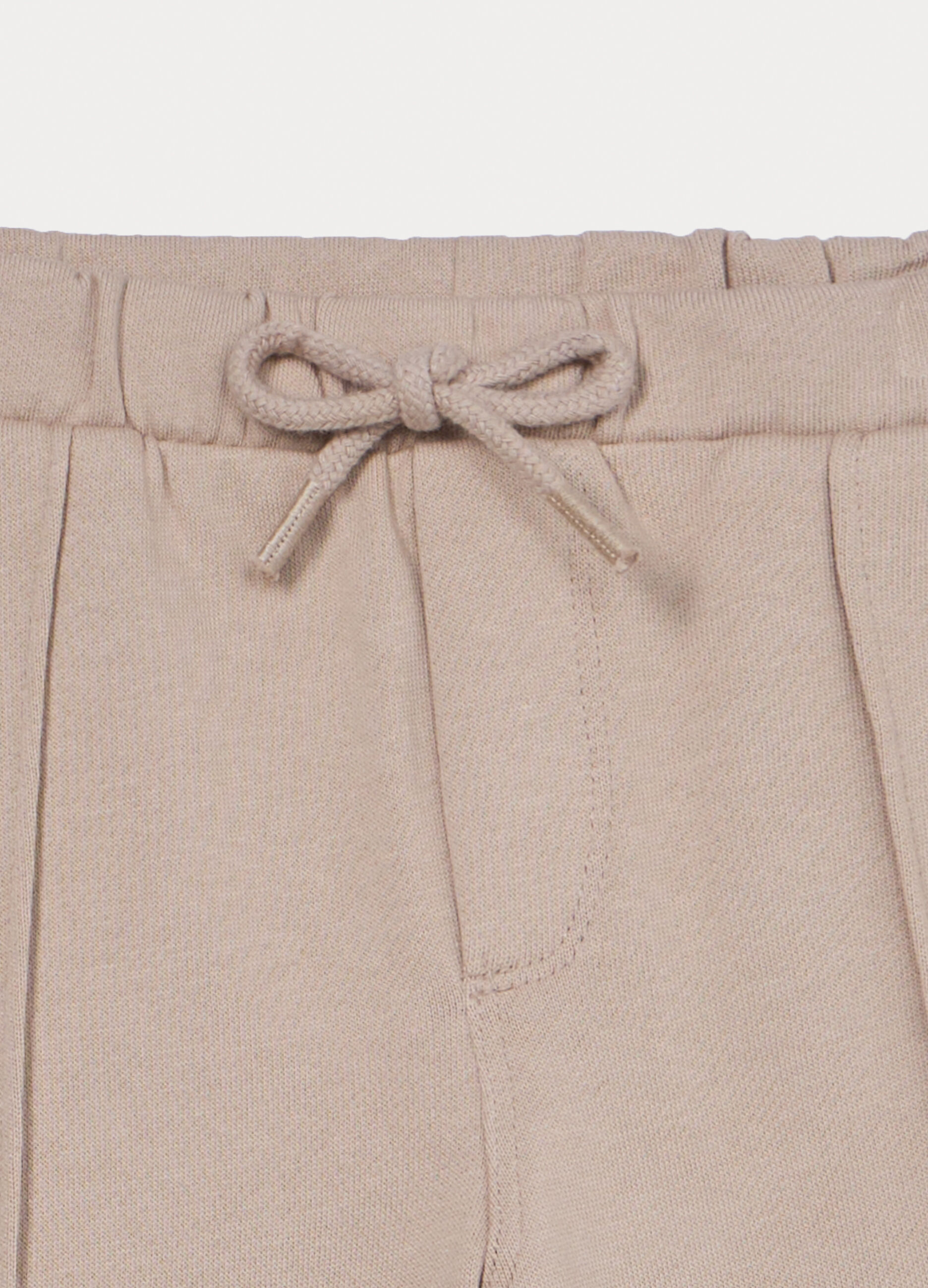 Jogger in french terry di puro cotone bimbo_2