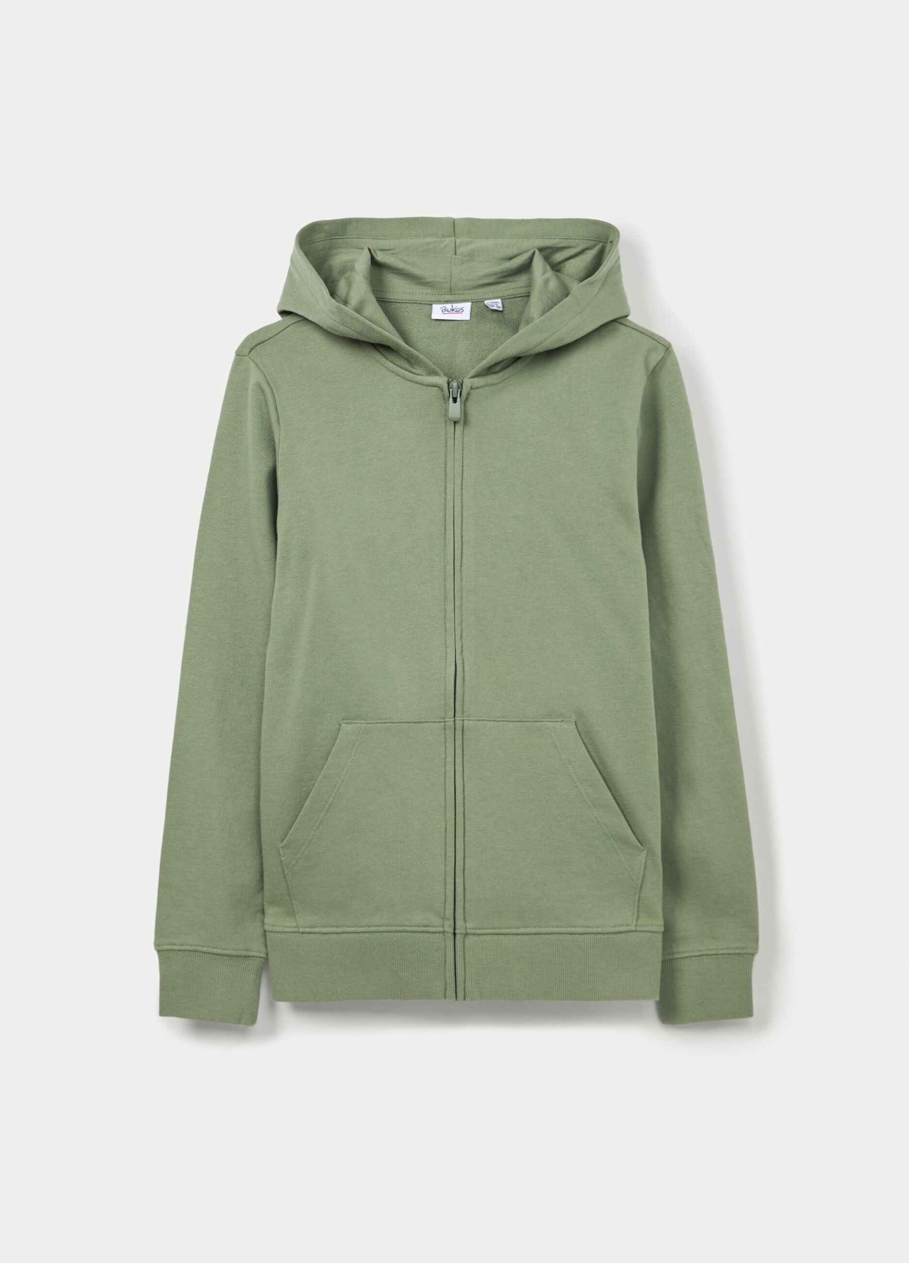 Felpa con cappuccio in french terry di puro cotone ragazzo_0