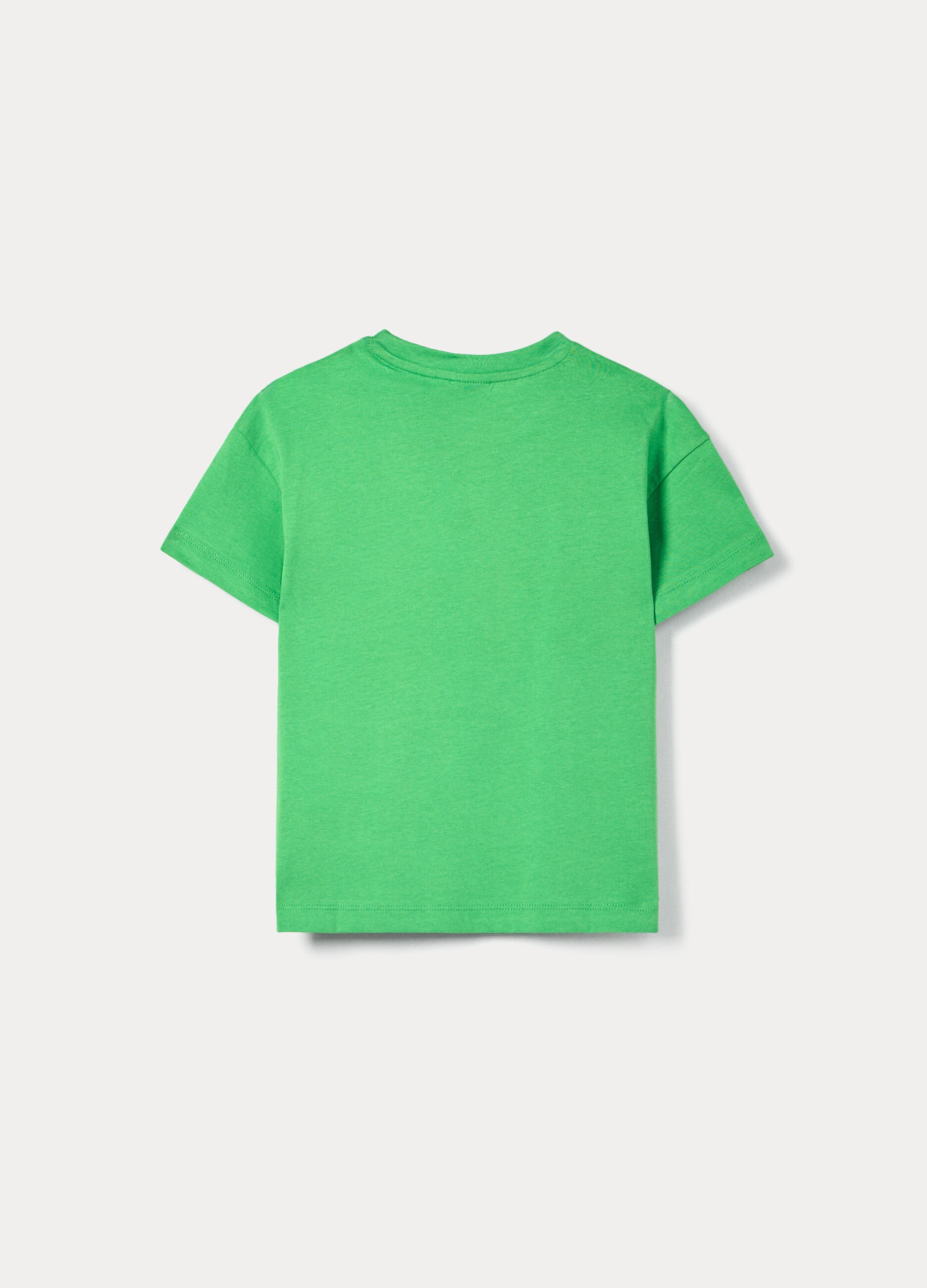 T-shirt girocollo in jersey di puro cotone bambino_1