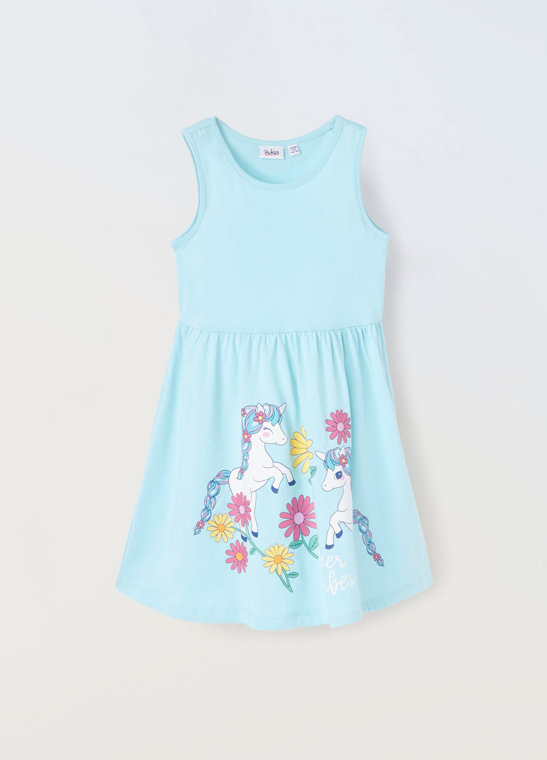 Vestito in puro cotone bambina_0