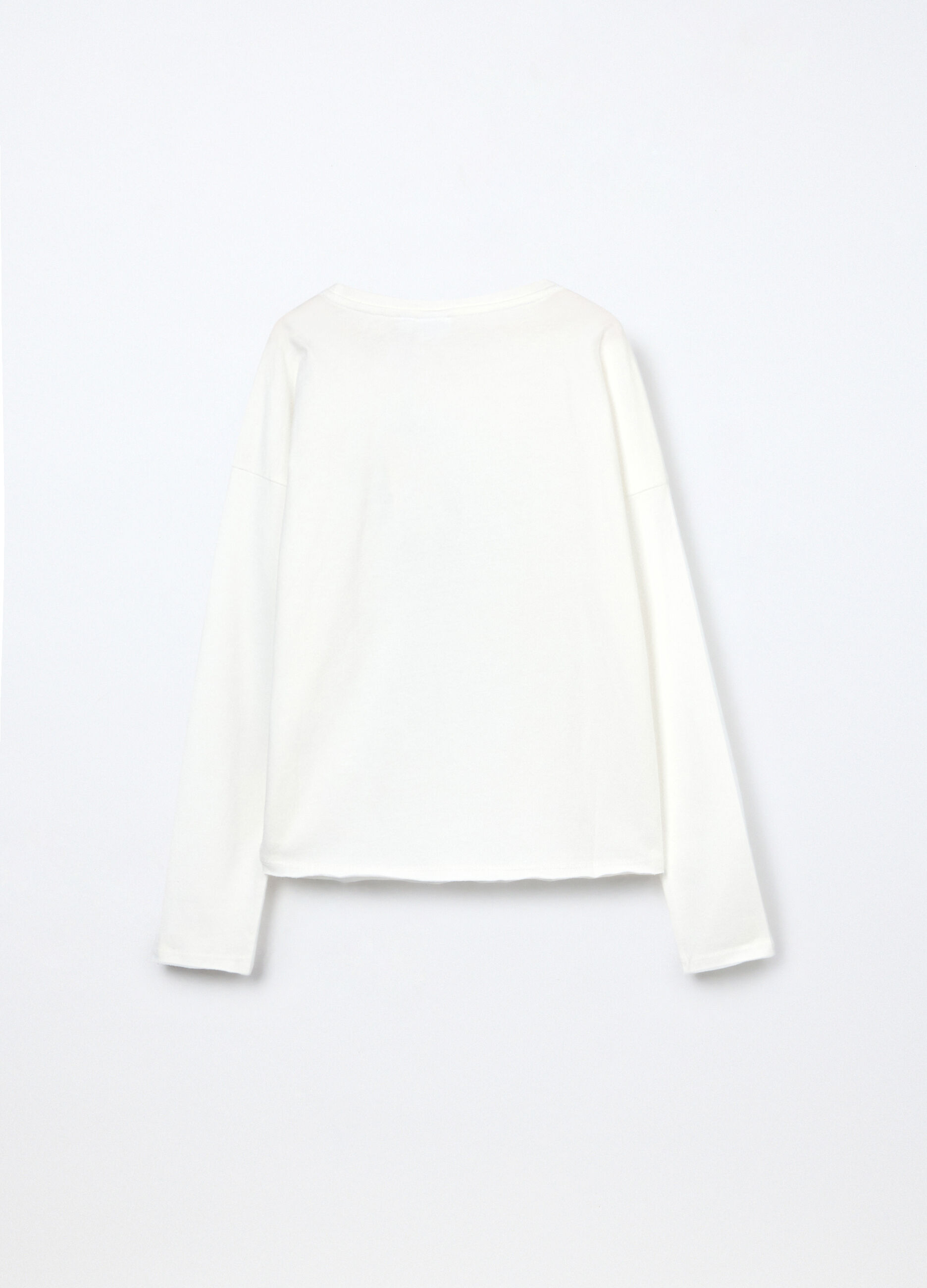 T-shirt in jersey di puro cotone ragazza_1