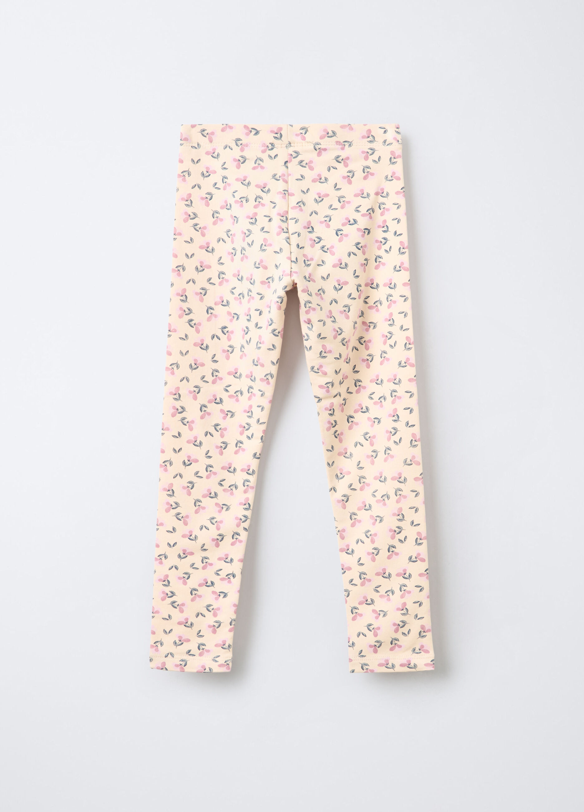 Leggings in cotone garzato stretch Fit Slim bambina_1