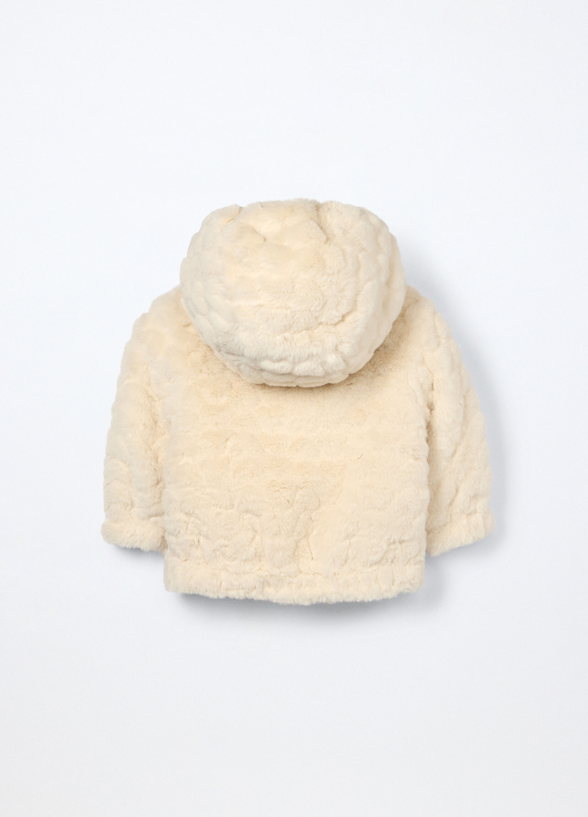 Cappotto in eco fur neonata_1