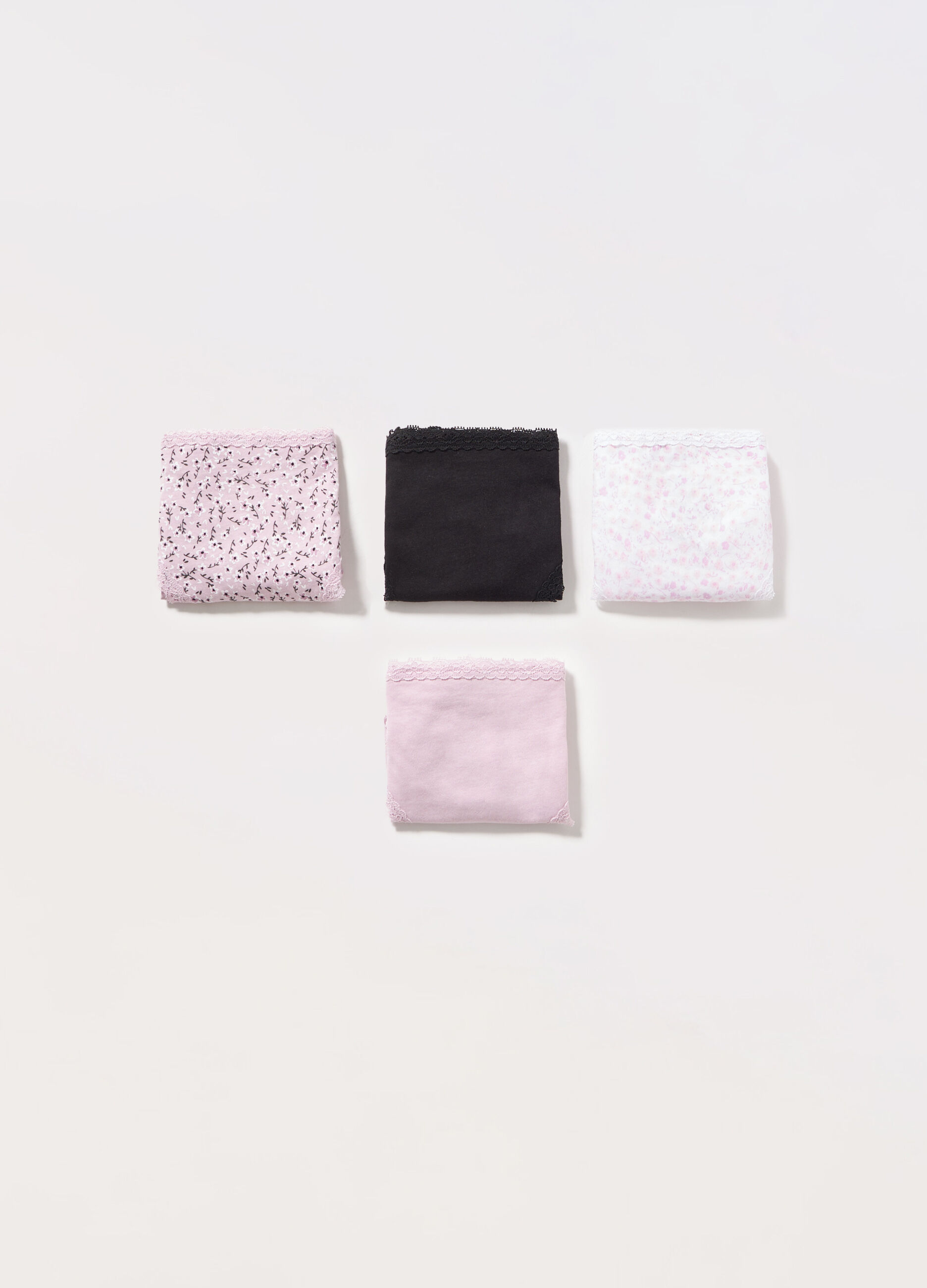 Pack 4 slip in puro cotone donna