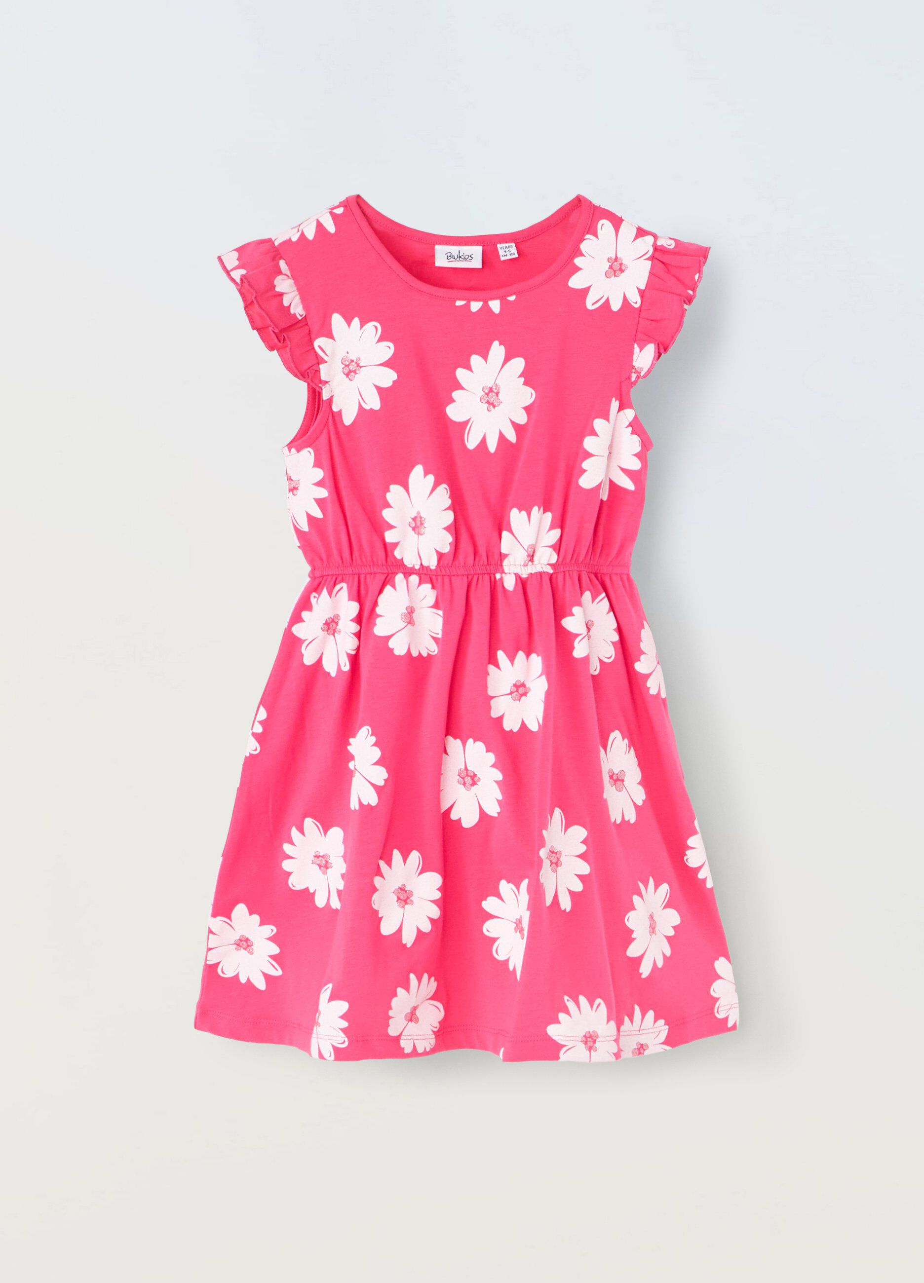 Vestito in cotone stretch bambina_0