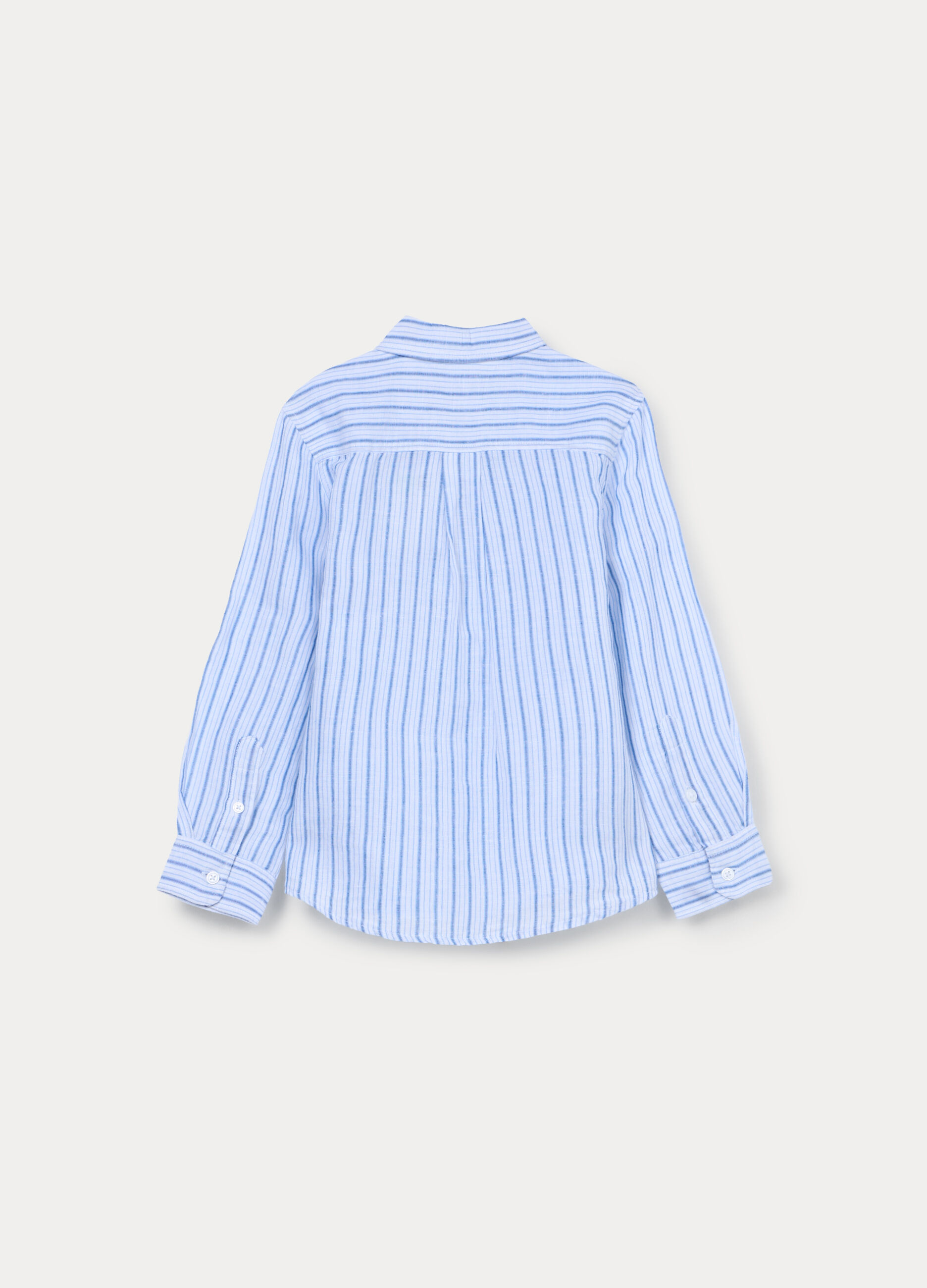 Camicia misto lino regolar fit bambino_1
