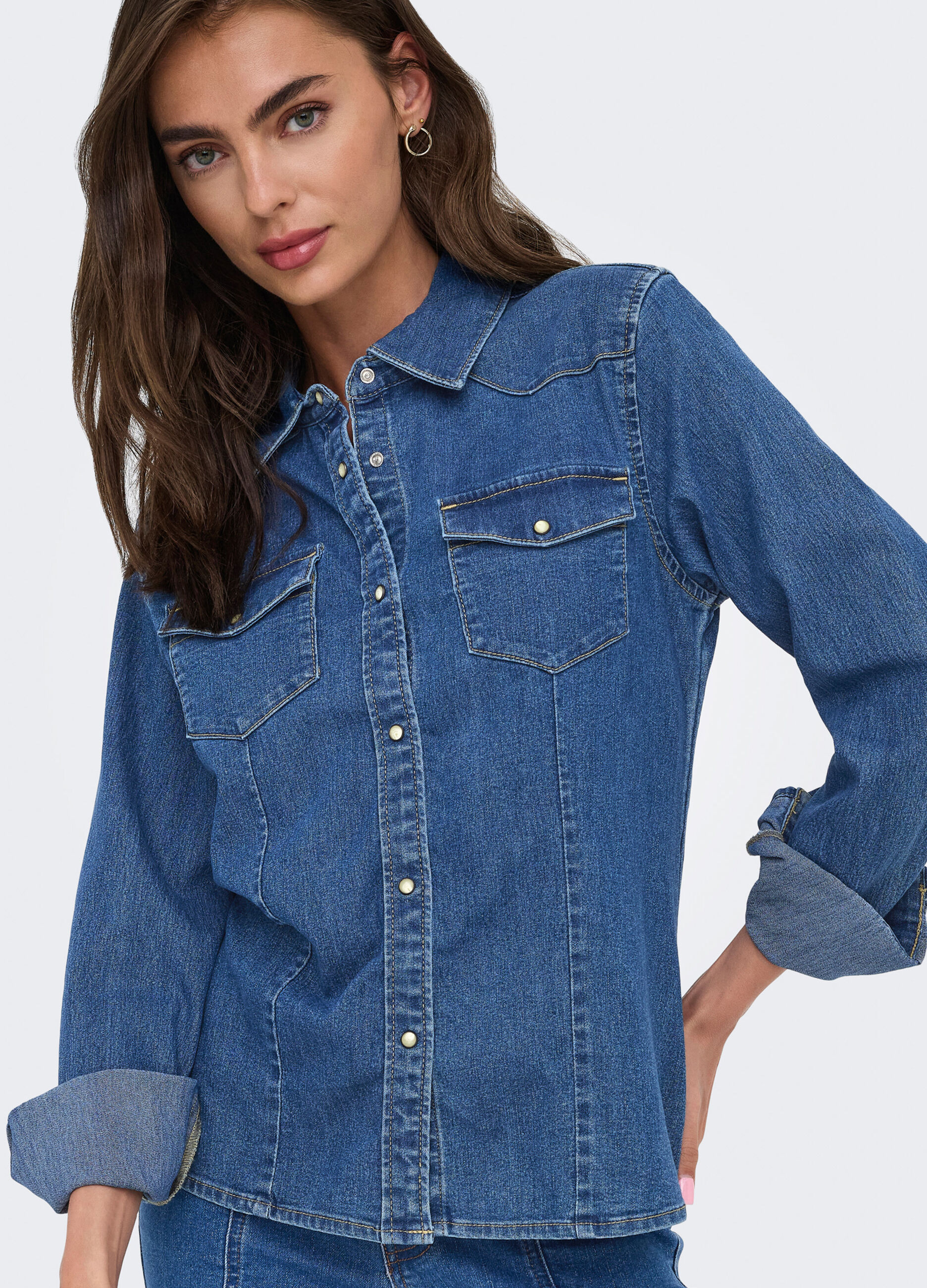 Camicia in denim donna_3