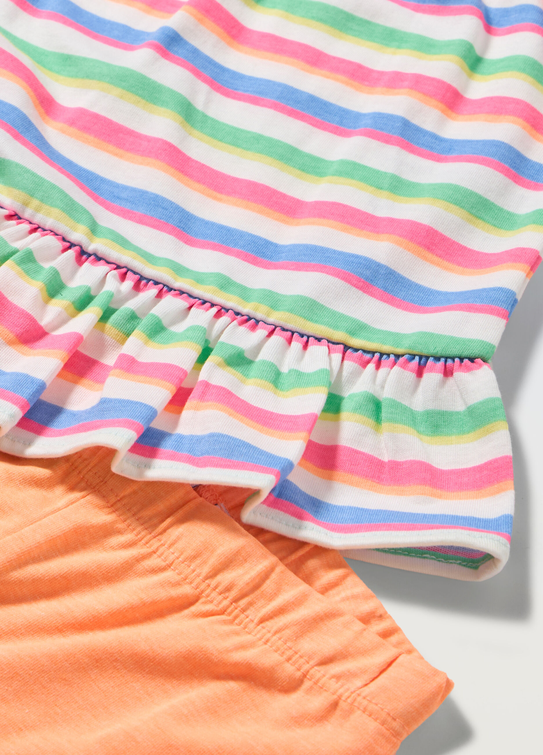 Jogging set in puro cotone neonata_1