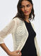 Cardigan in maglia con scollo a V_3