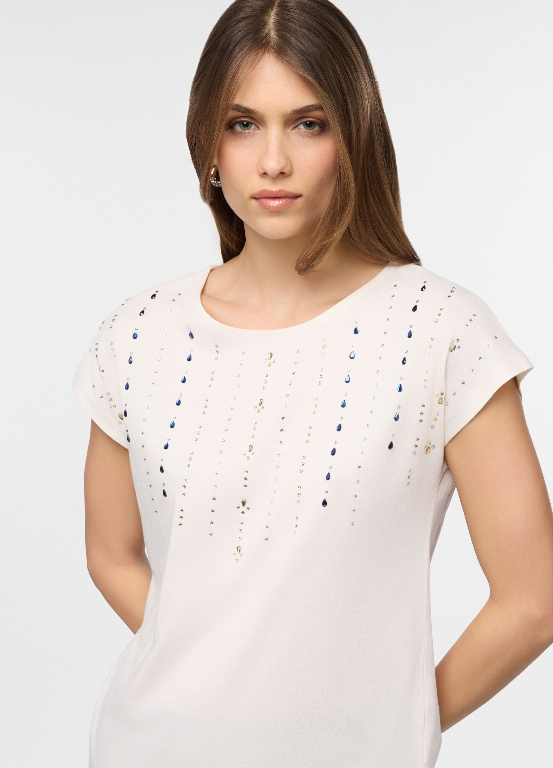 T-shirt girocollo donna_2