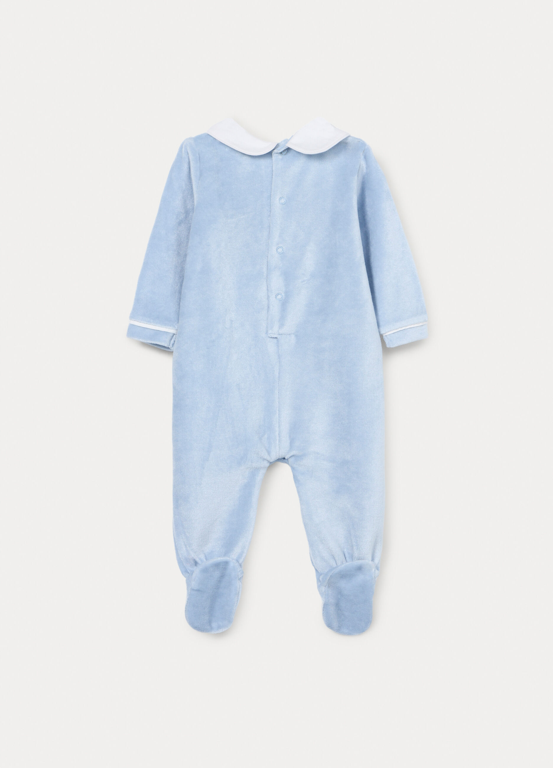 Tutina velour misto viscosa di bamboo neonato_1