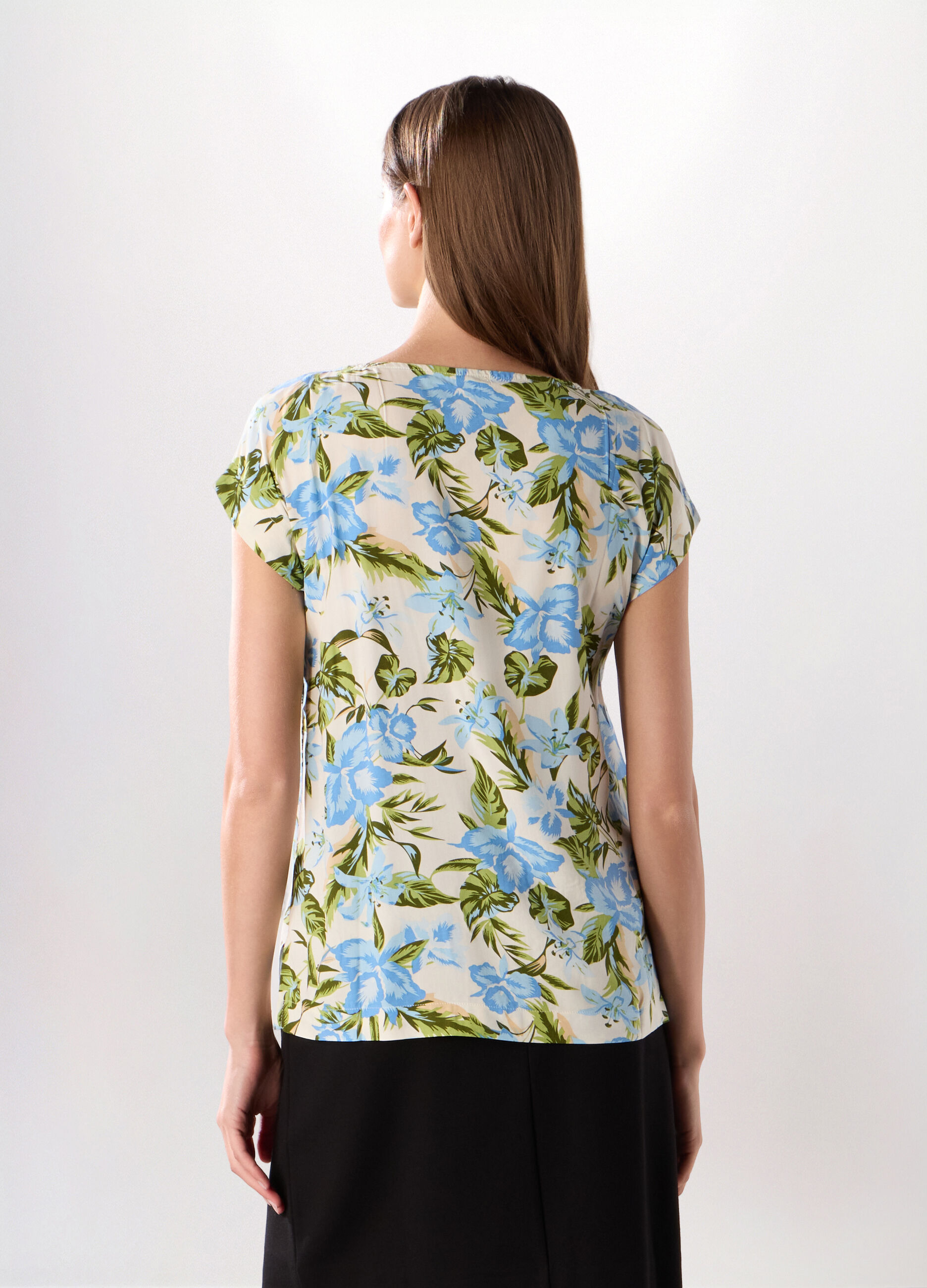 Bluse in pura viscosa donna_1