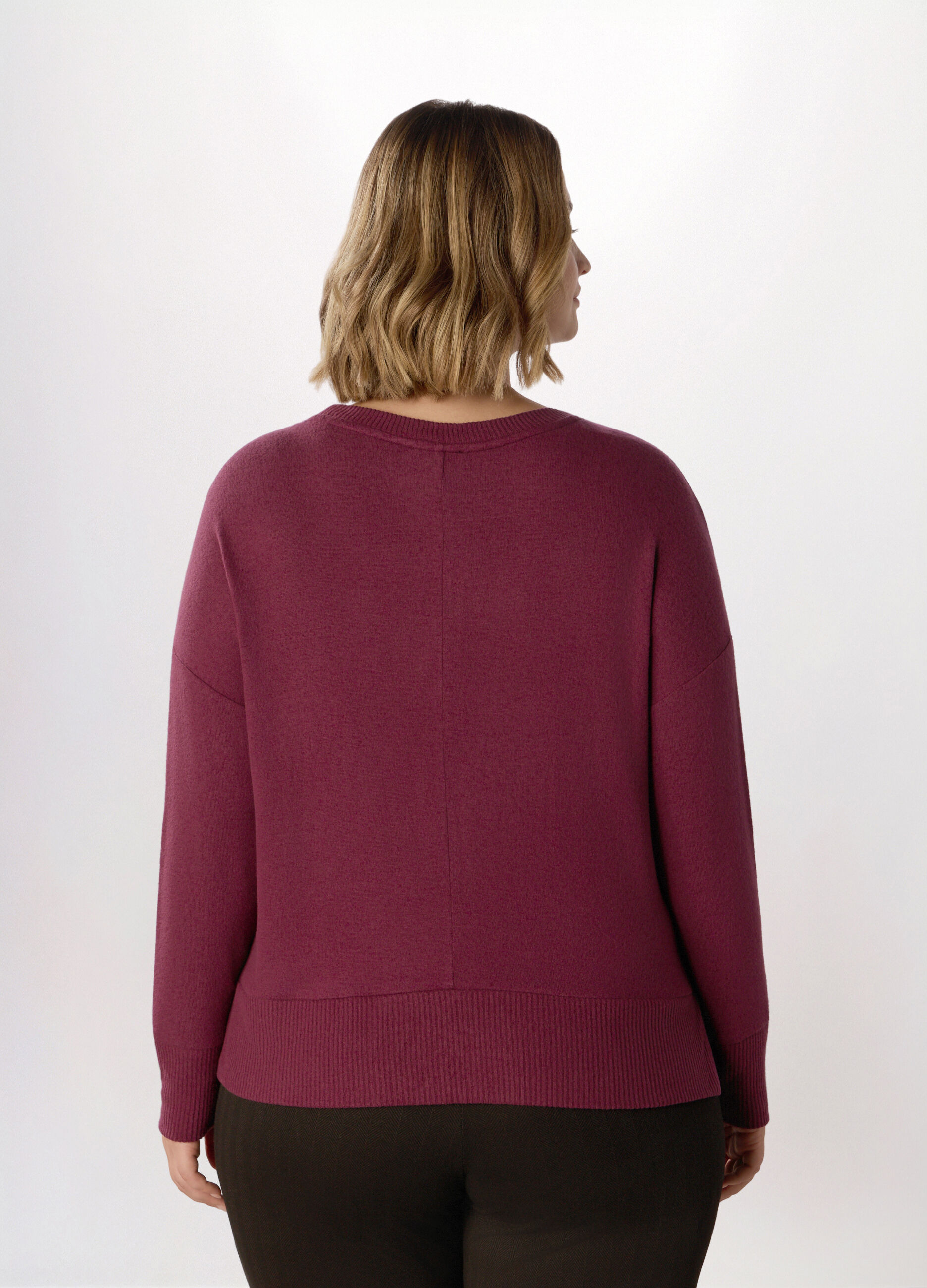 T-shirt misto viscosa donna curvy_1