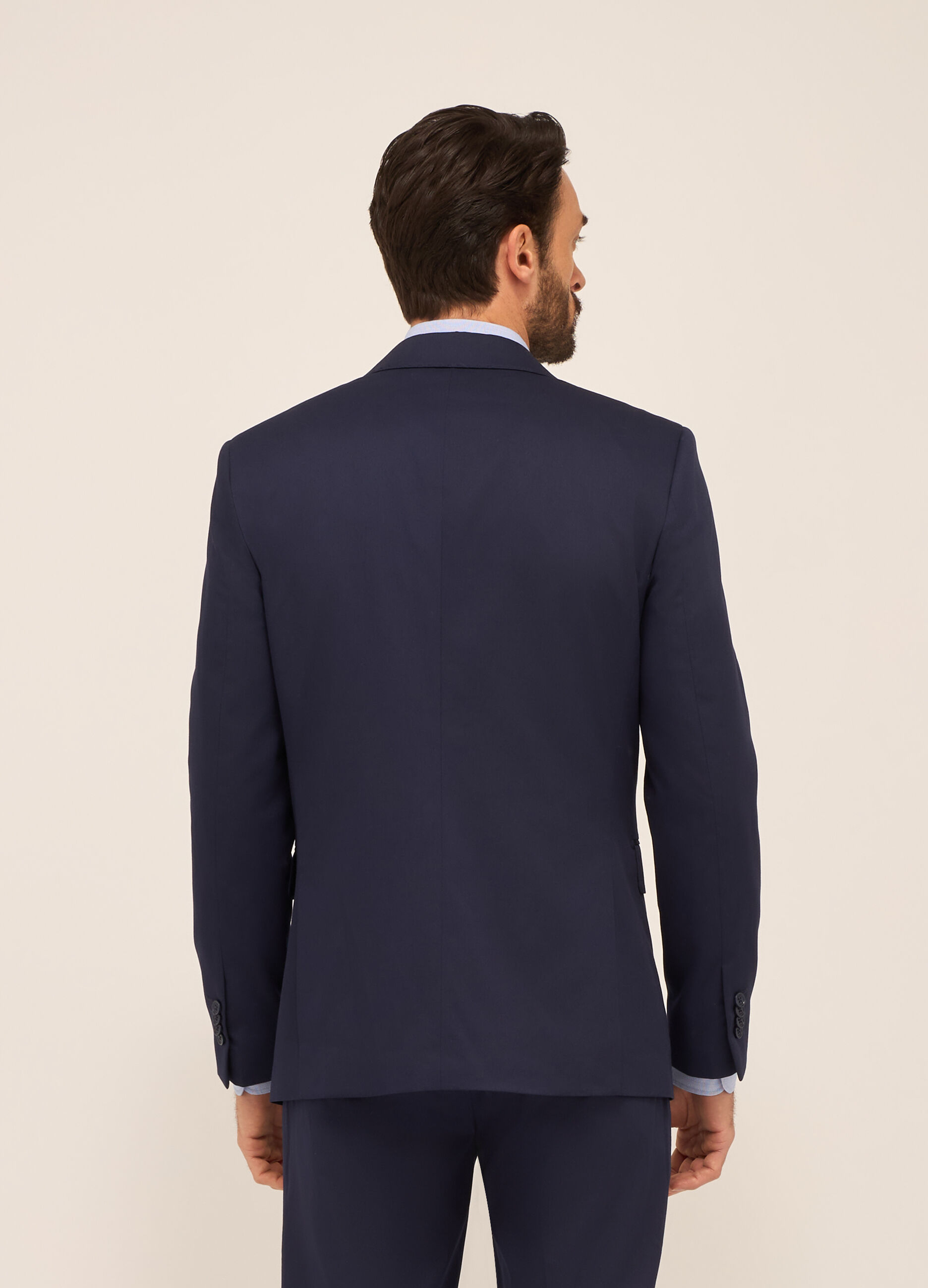 Blazer in tessuto stretch uomo