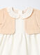 Vestito in misto cotone velour neonata_2