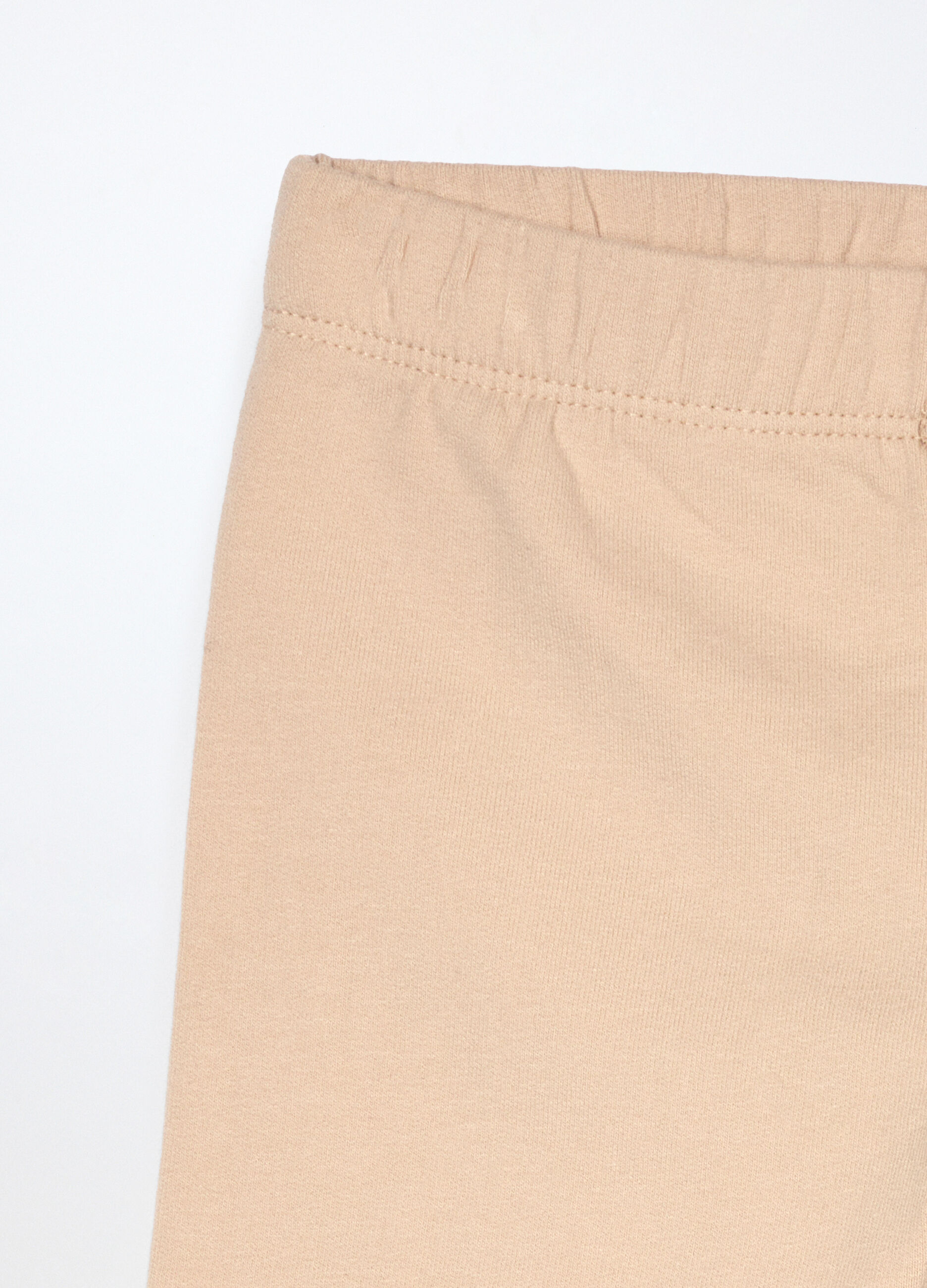 Leggings in cotone fleece stretch neonata_2