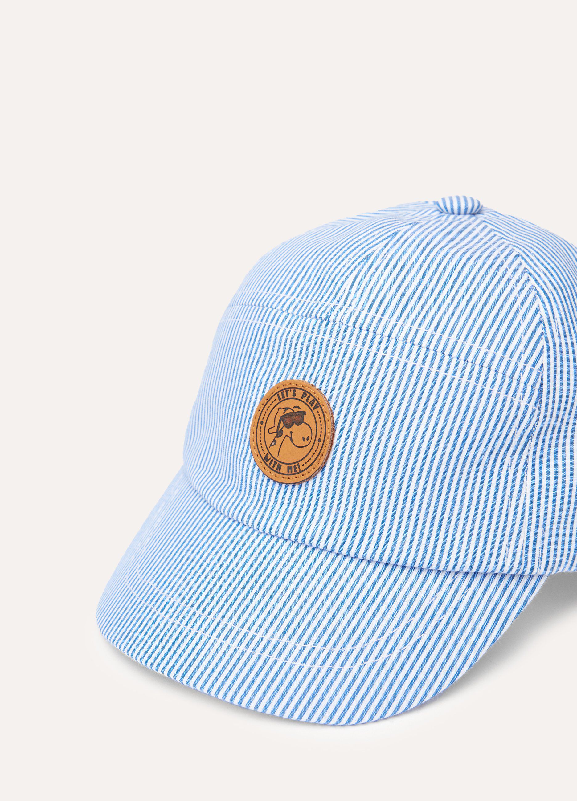 Cappello da baseball in puro cotone neonato_1