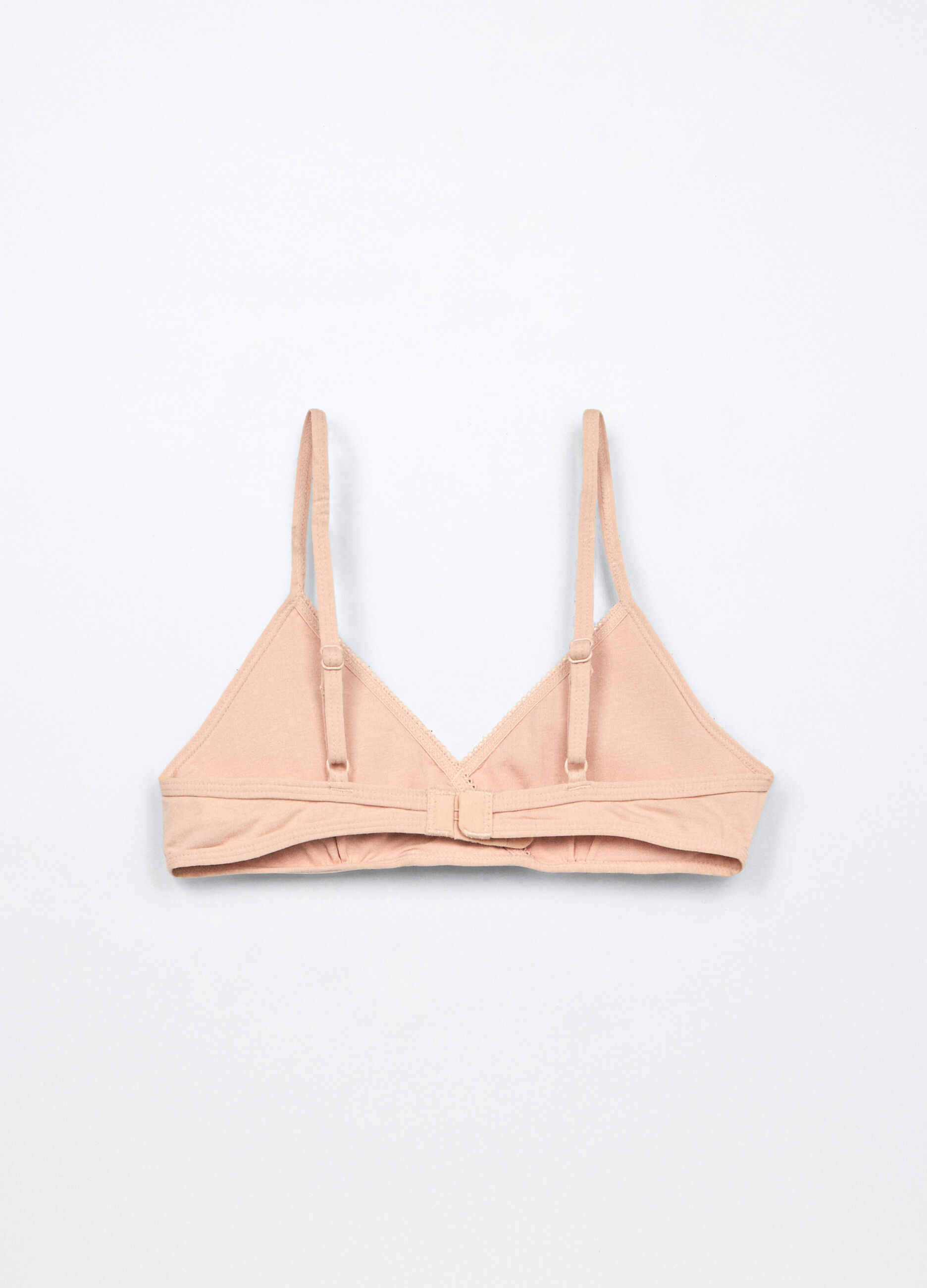 Reggiseno a triangolo in jersey di cotone stretch ragazza_1