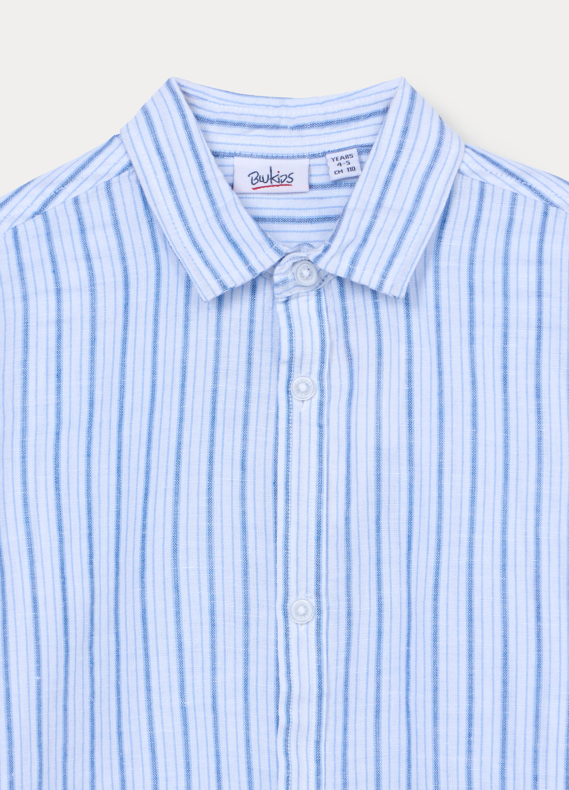 Camicia misto lino regolar fit bambino_2