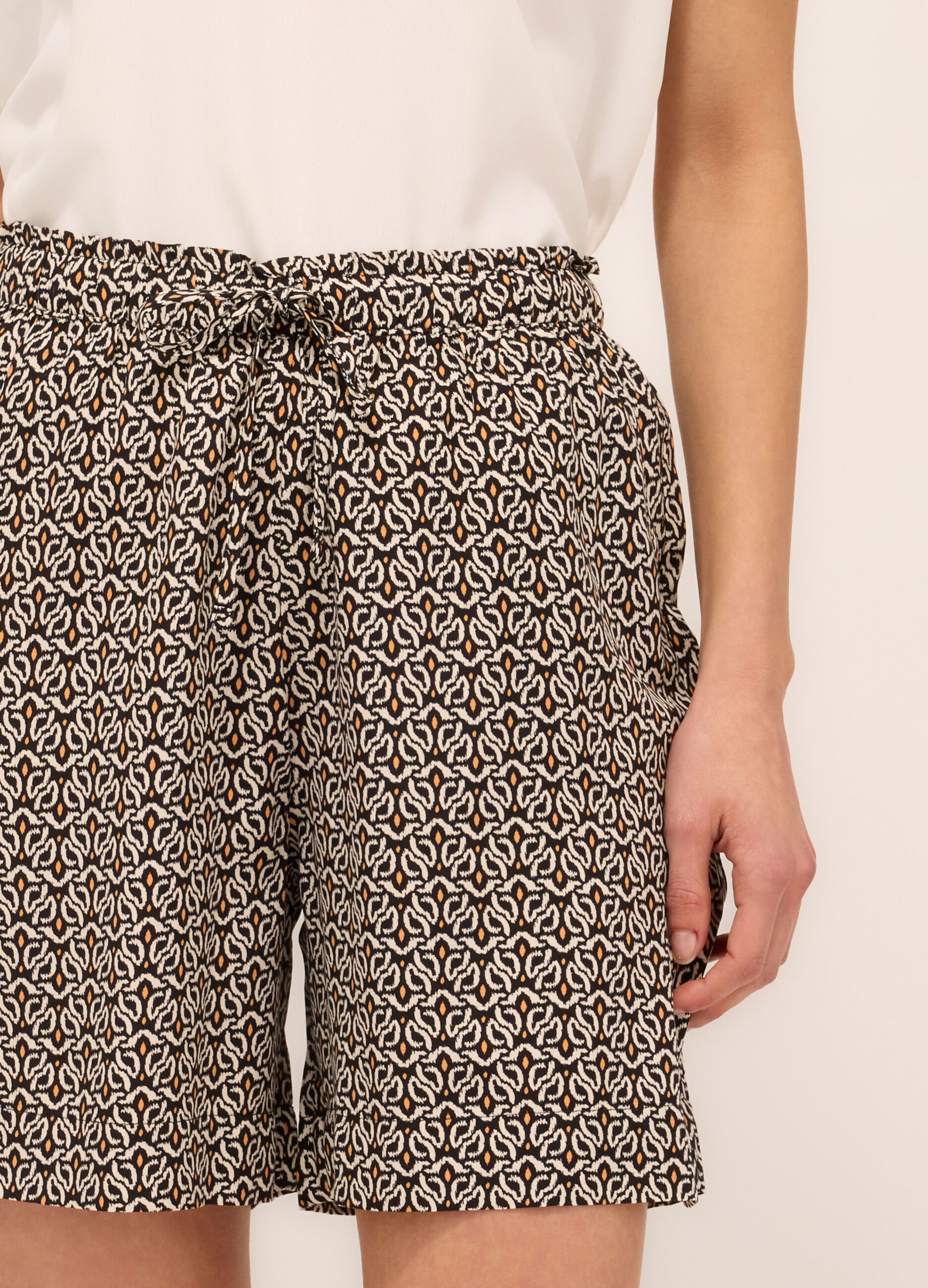 Shorts in pura viscosa donna_1