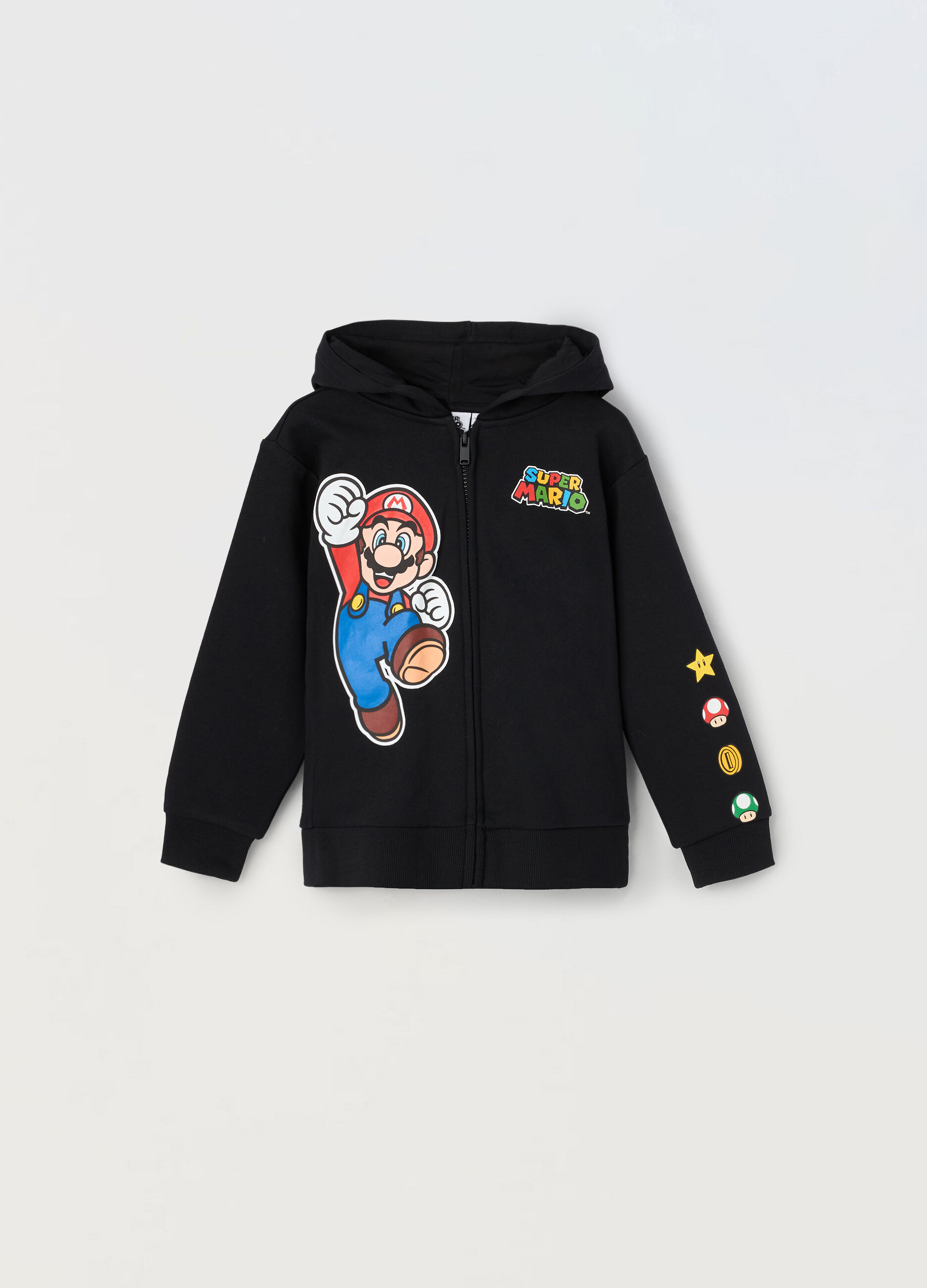 Felpa in puro cotone con cappuccio bambino