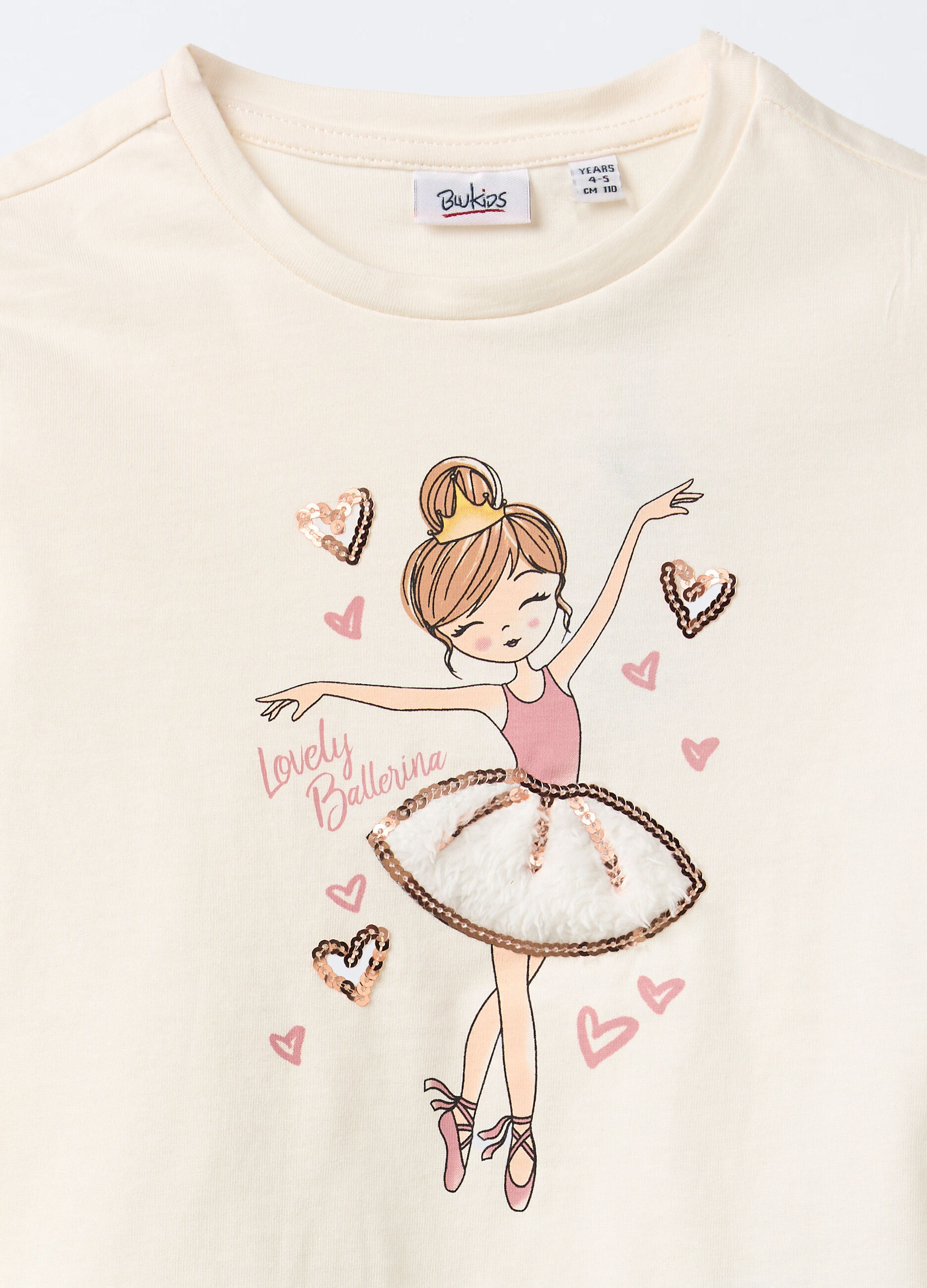 T-shirt in jersey di puro cotone bambina_2