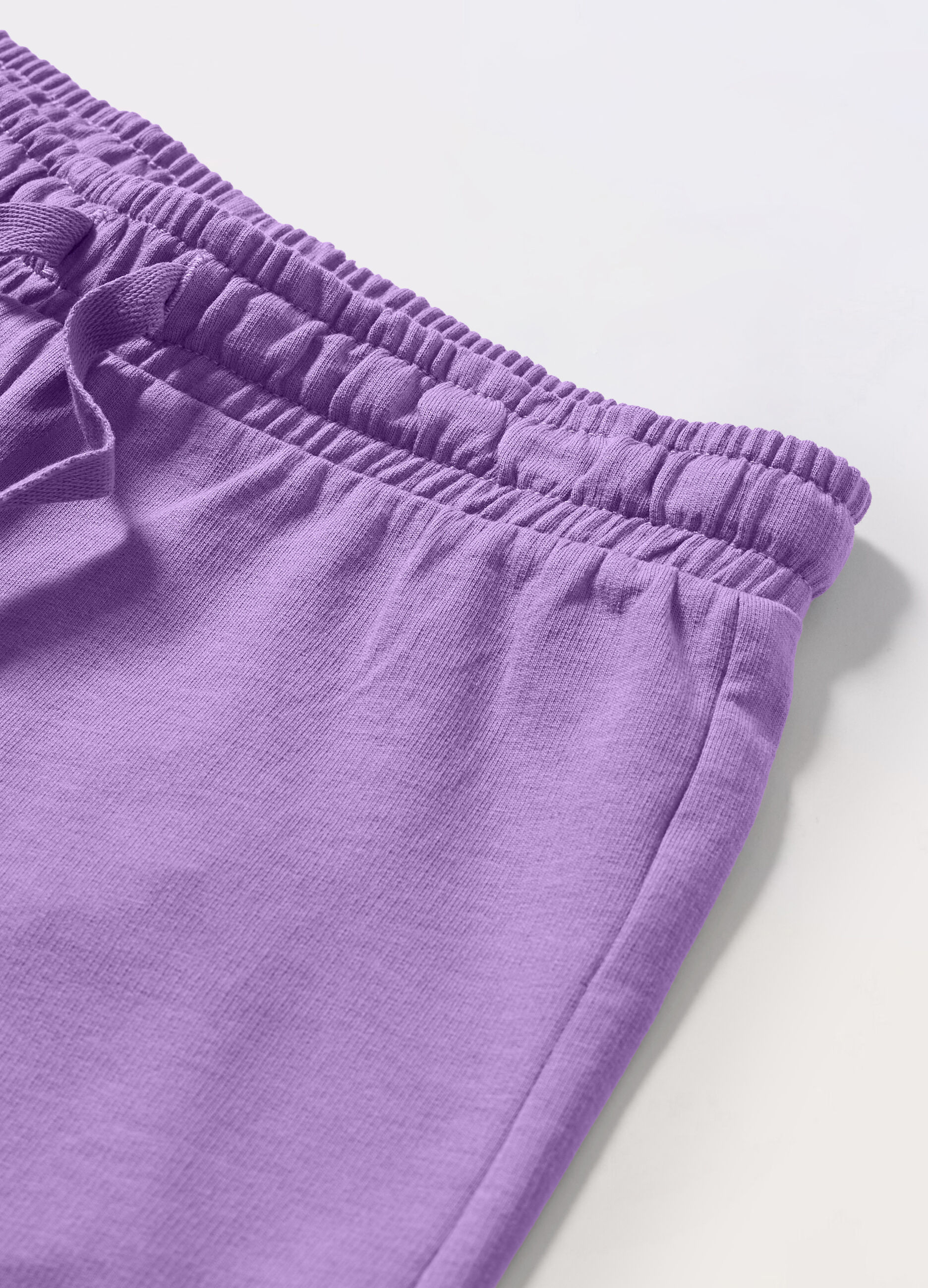 Shorts in french terry di puro cotone ragazza_1