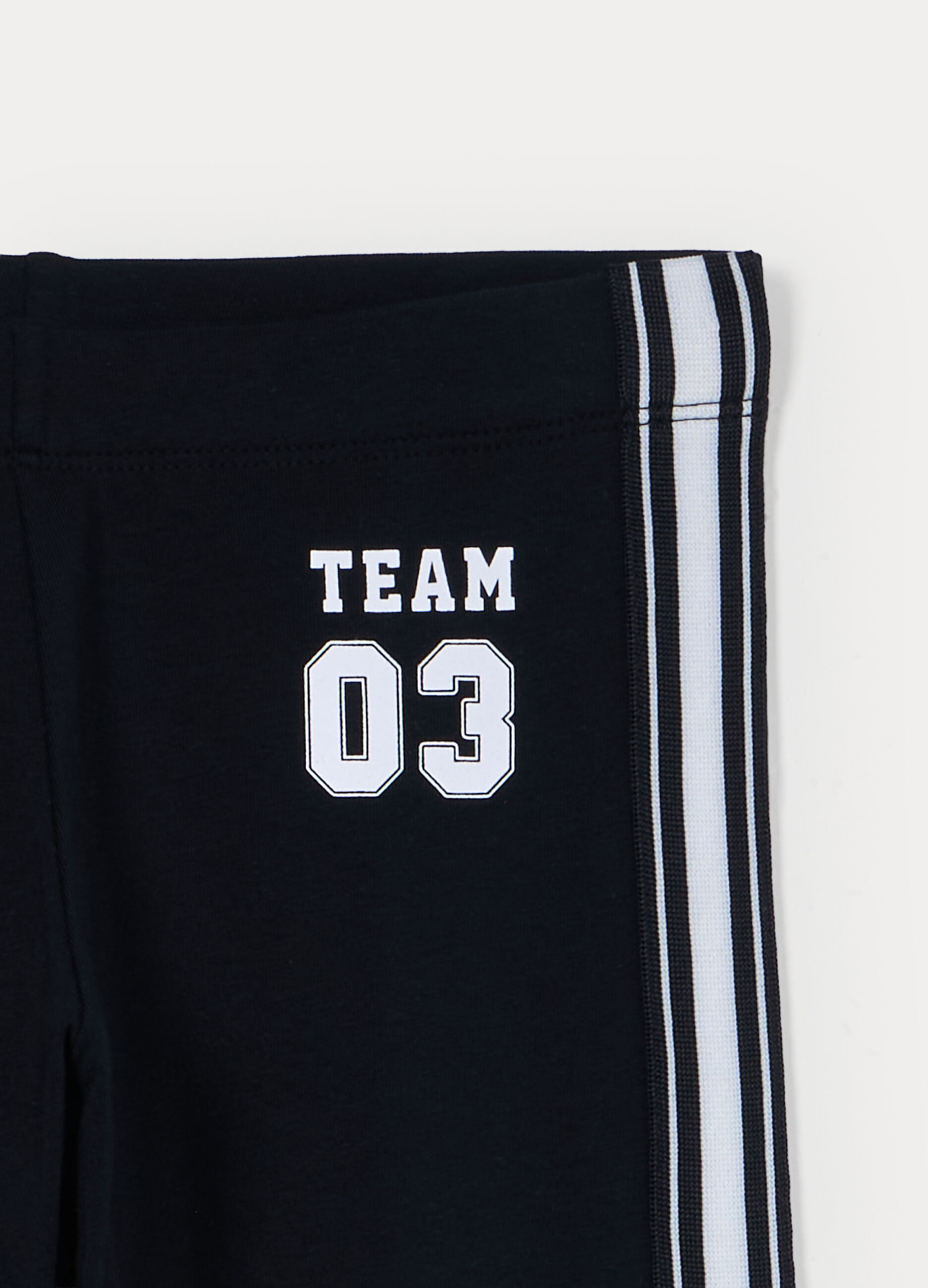 Leggings Capri in jersey di cotone stretch ragazza_2