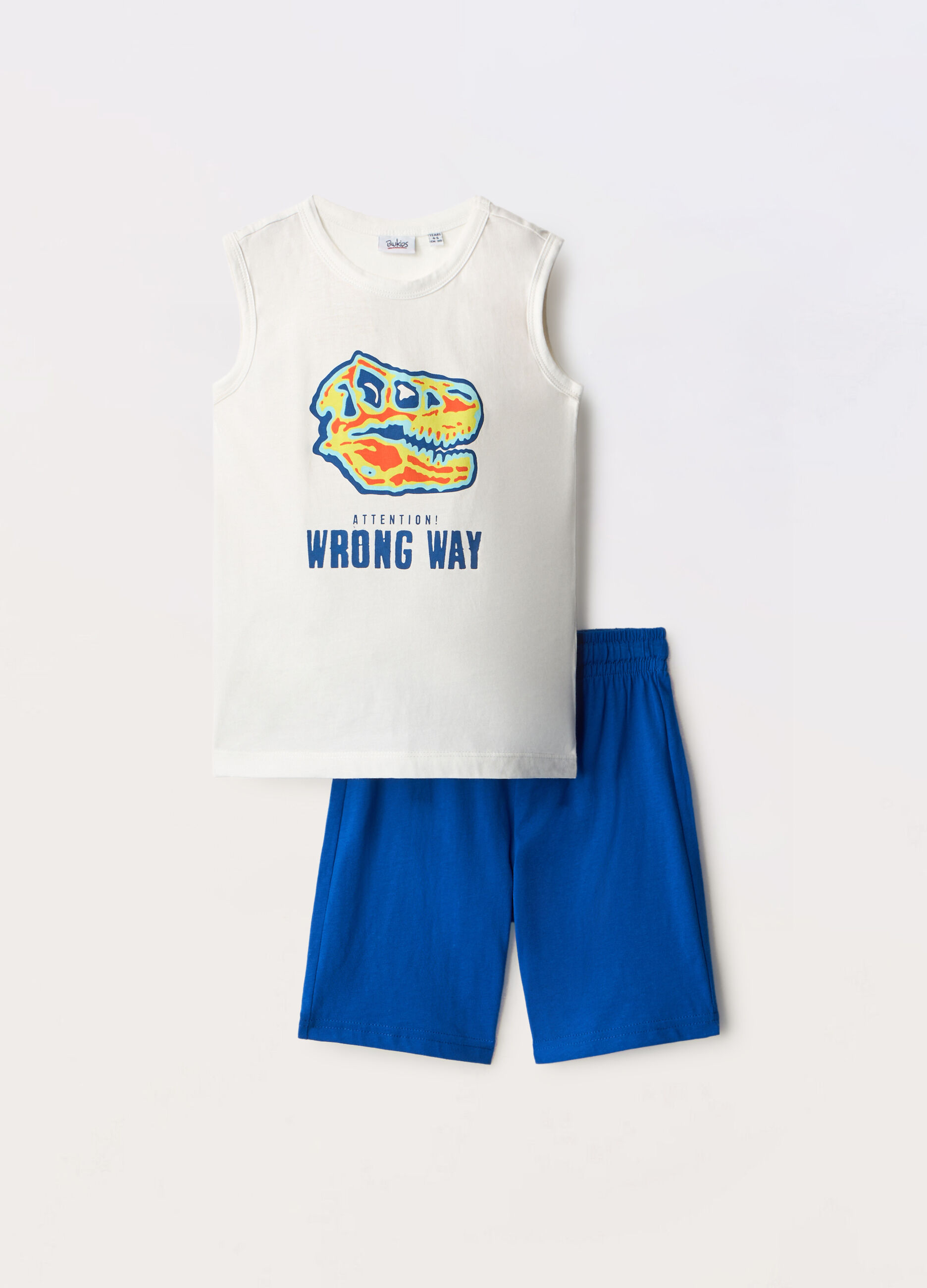Jogging set in jersey di puro cotone bambino_0
