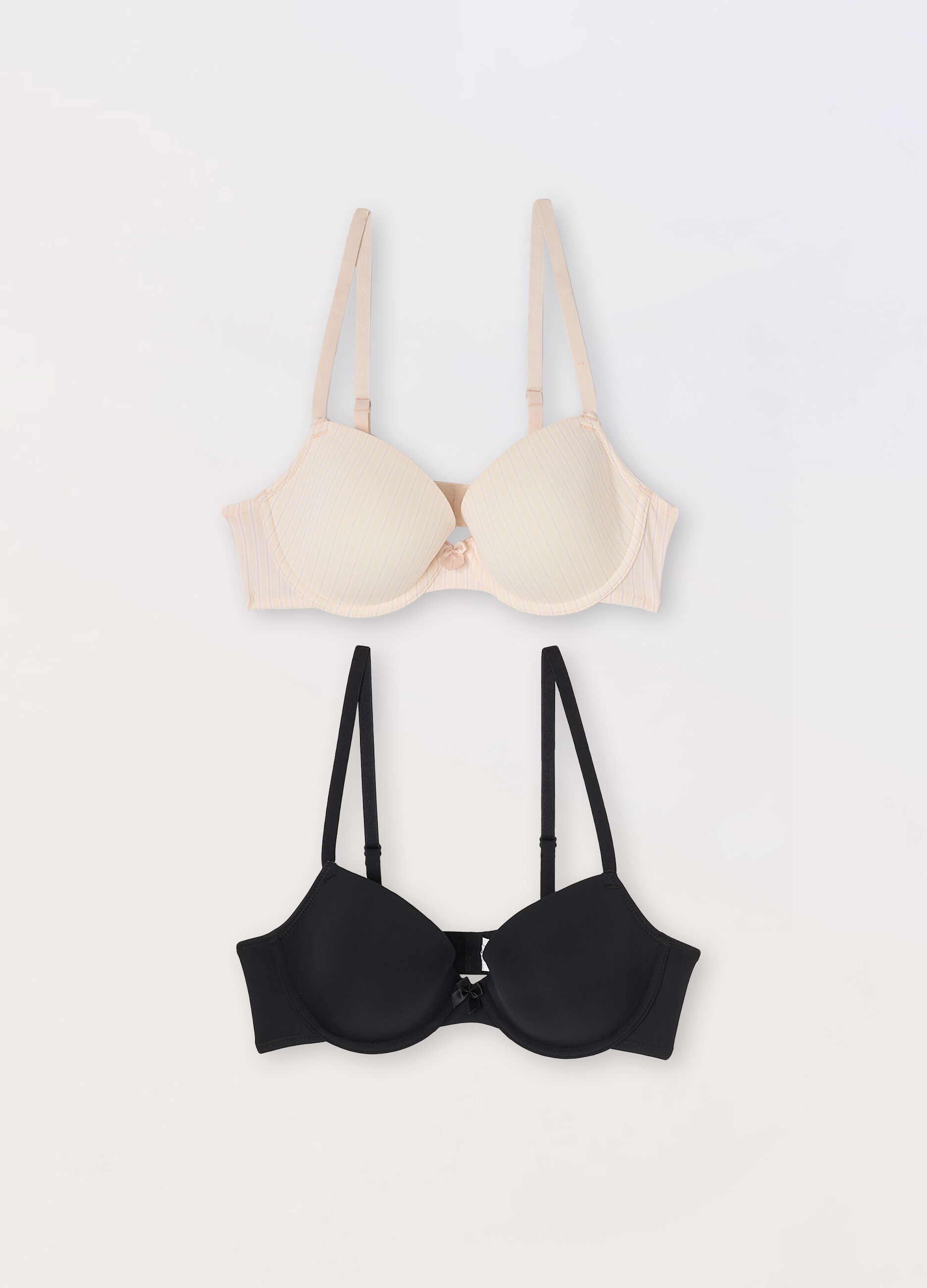 Pack 2 reggiseni in microfibra donna