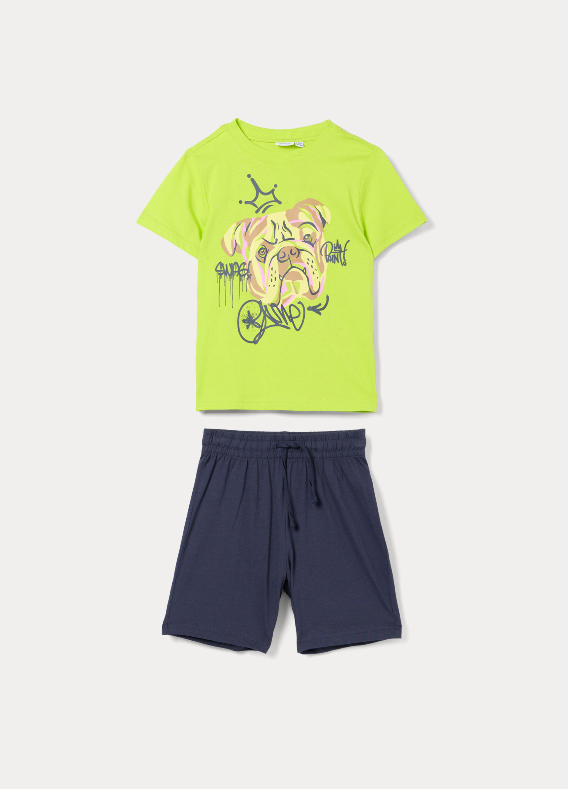 Jogging set in jersey di puro cotone bambino_0