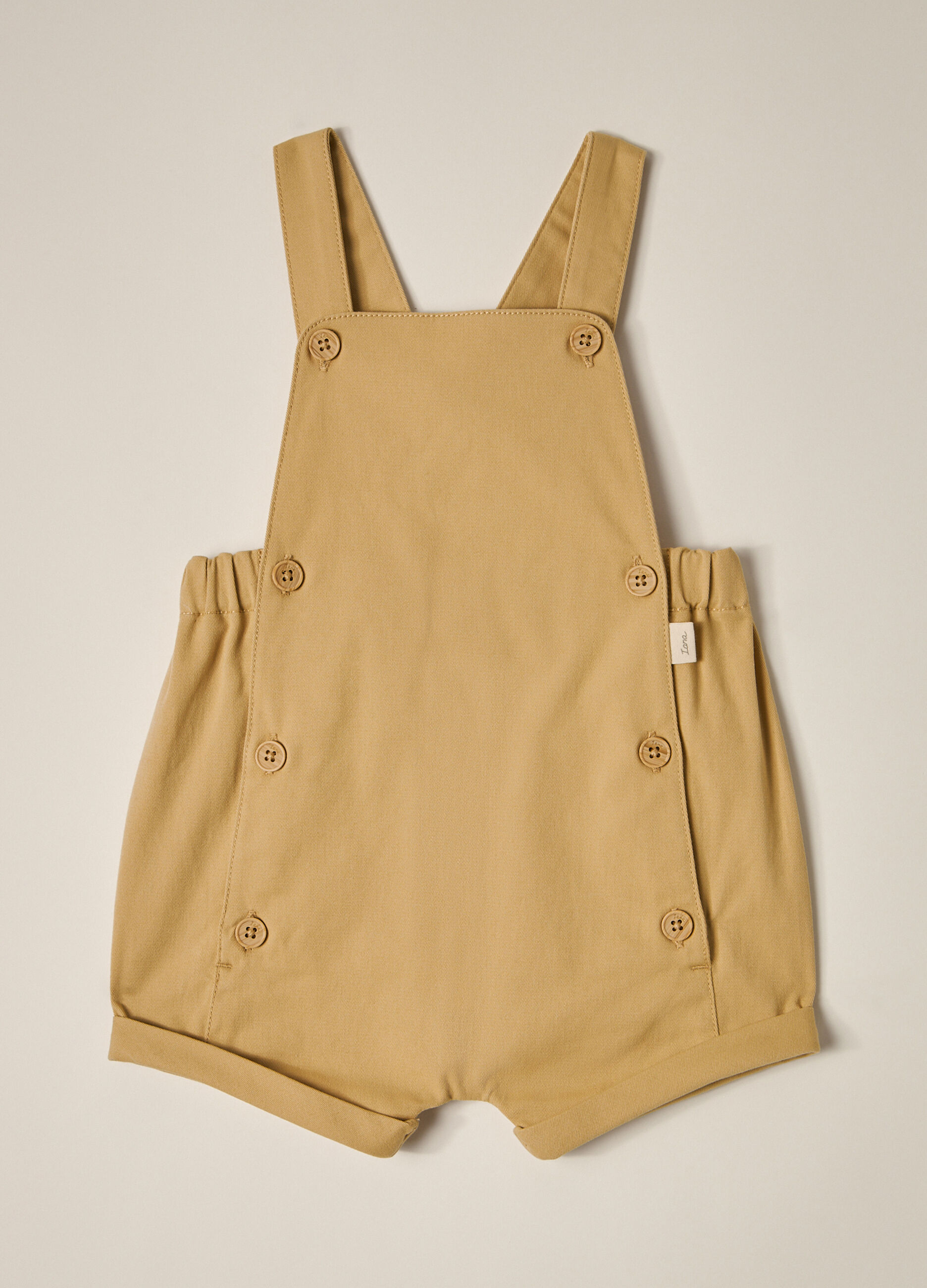 Salopette in twill di cotone stretch IANA neonato