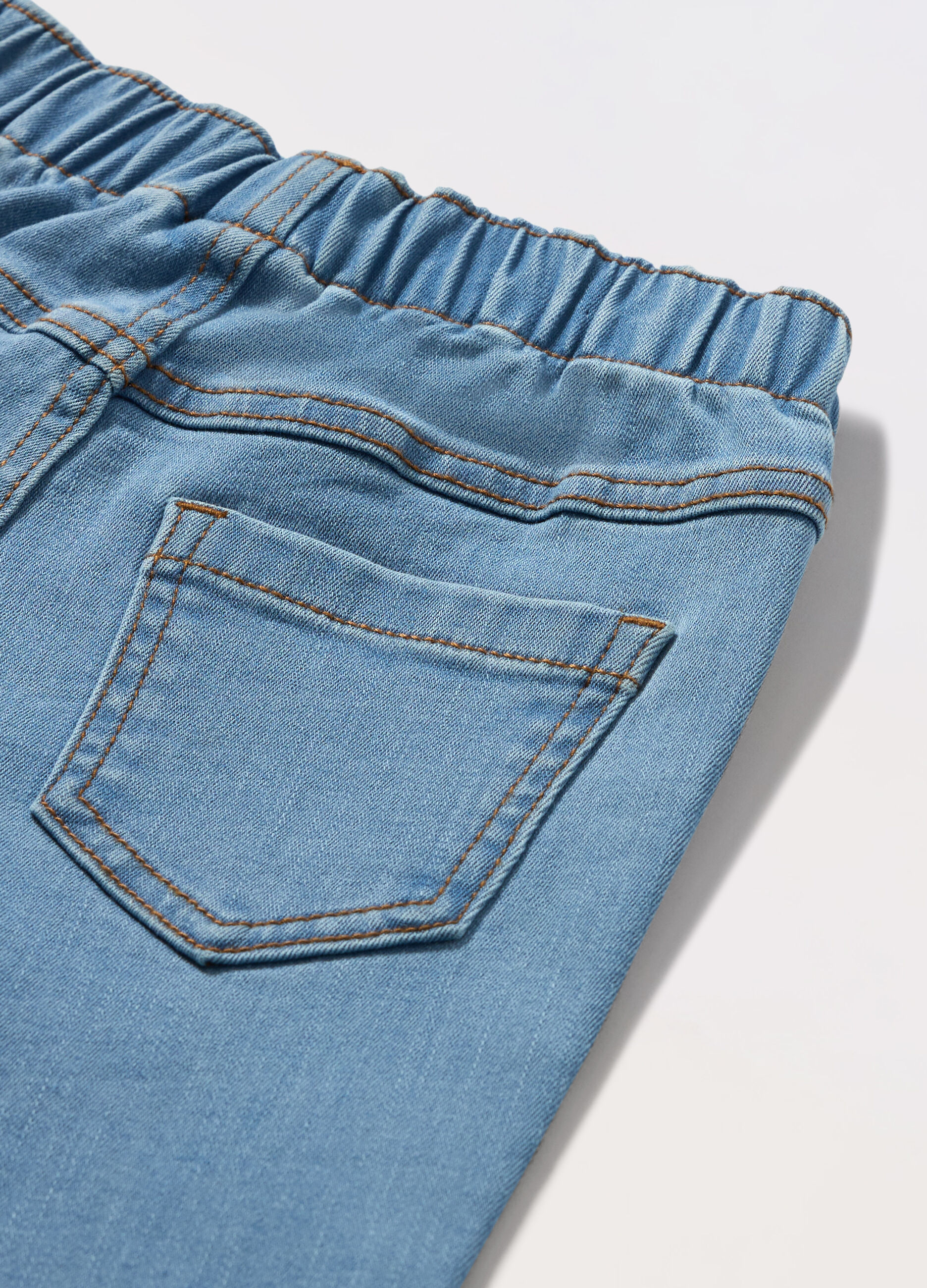 Jeggings in denim stretch bambina_1