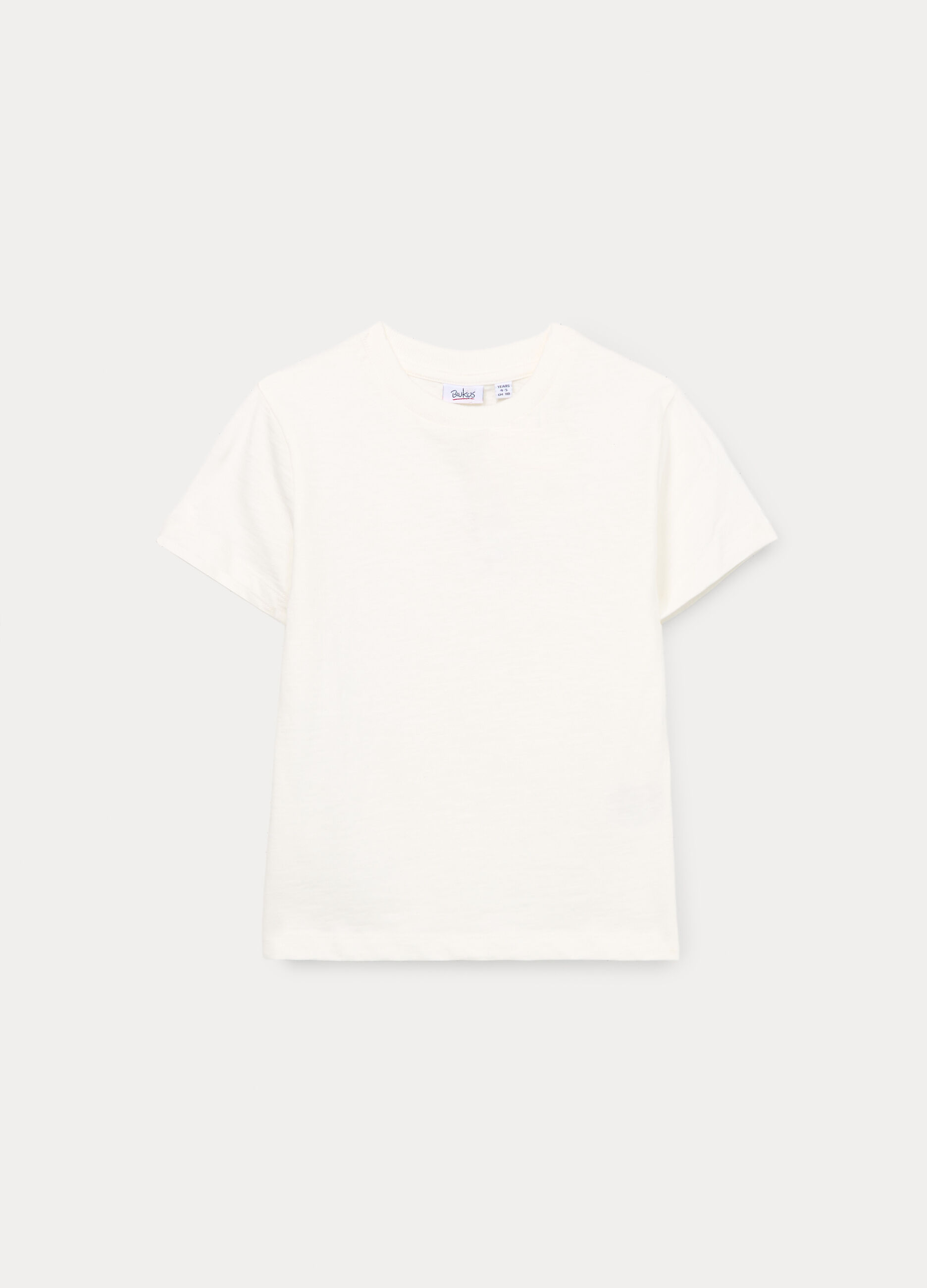 T-shirt in jersey slub di puro cotone bambino_0