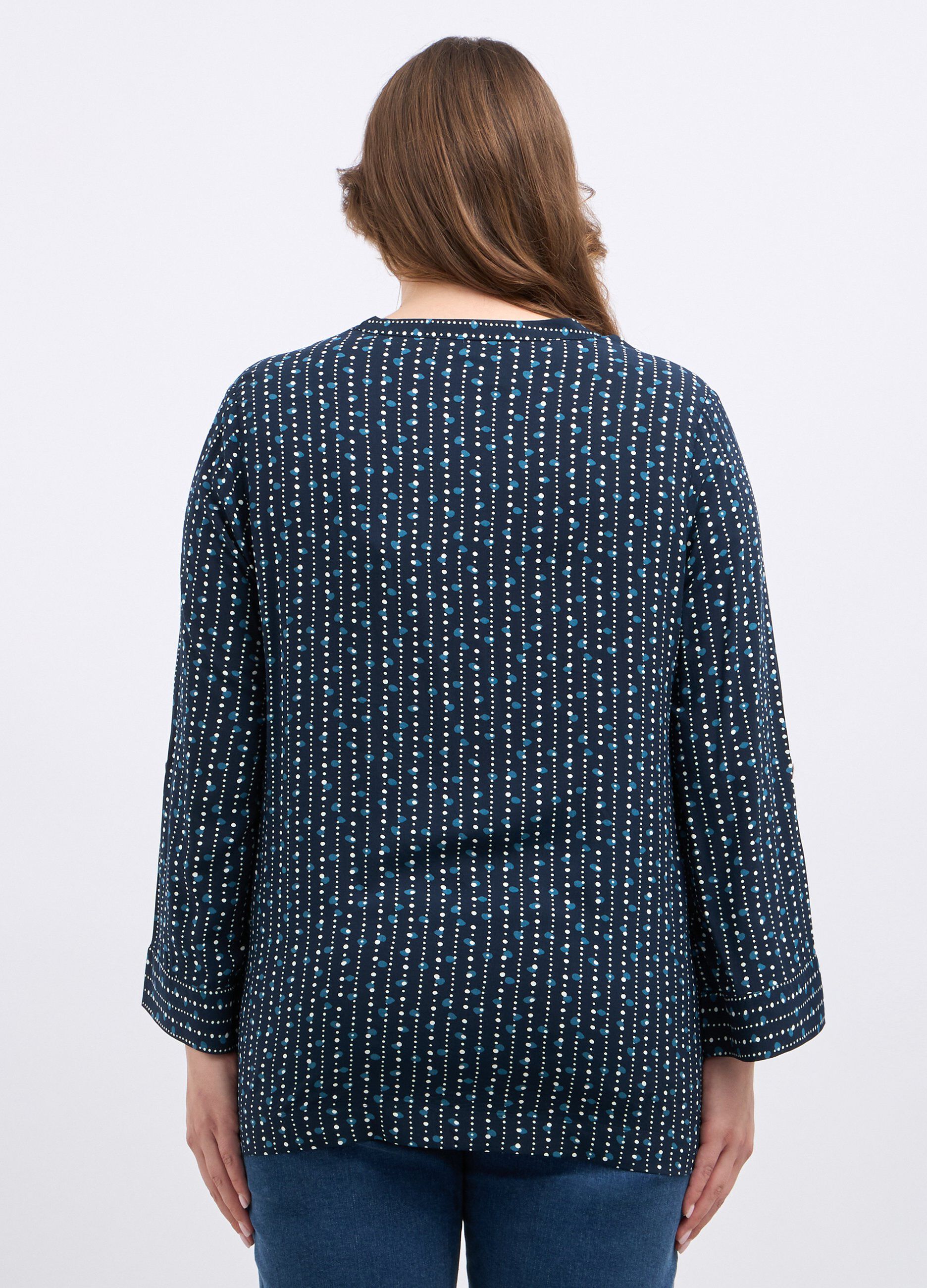 Blusa in pura viscosa donna curvy_1