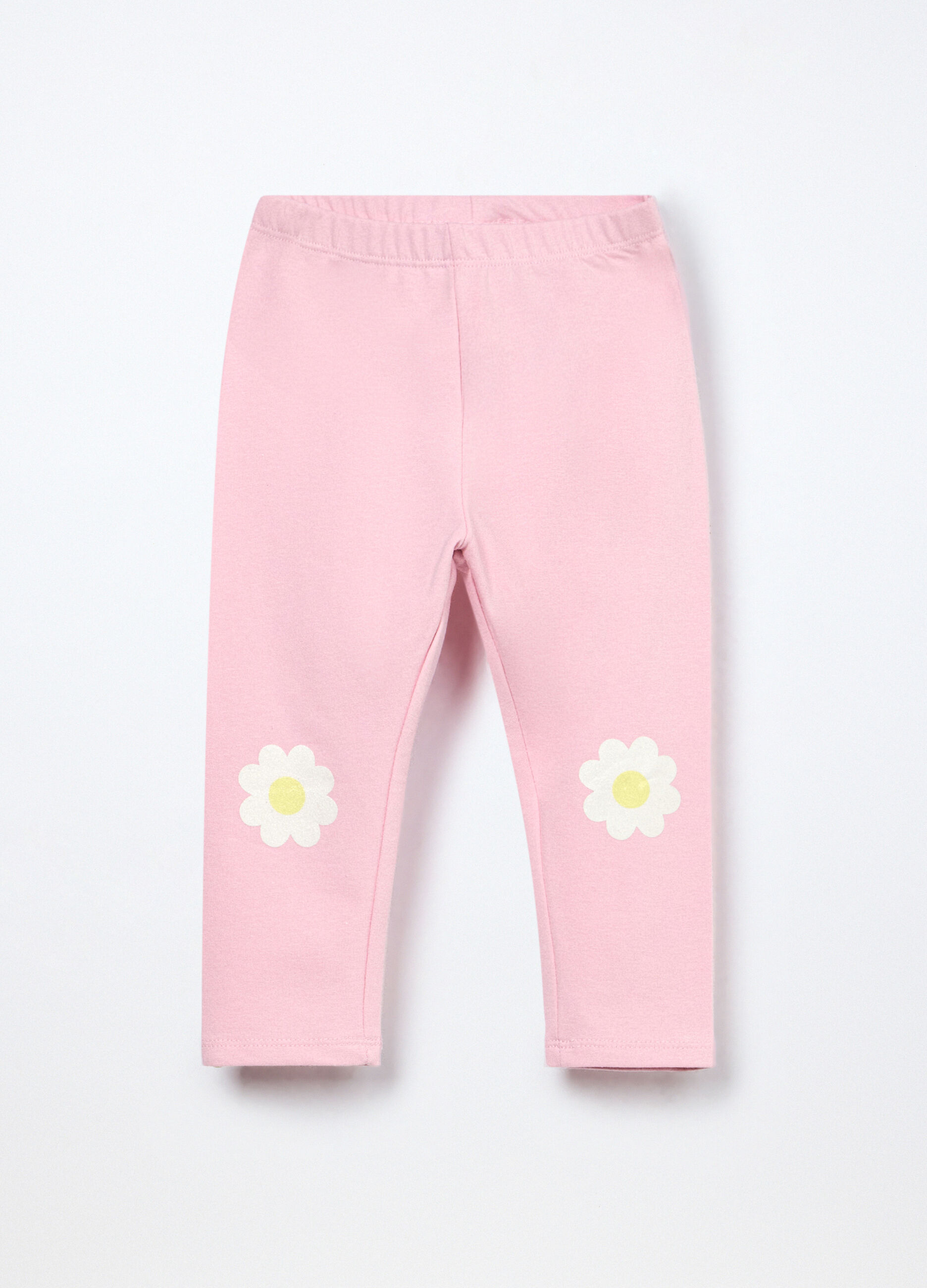 Leggings in french terry stretch neonata_0