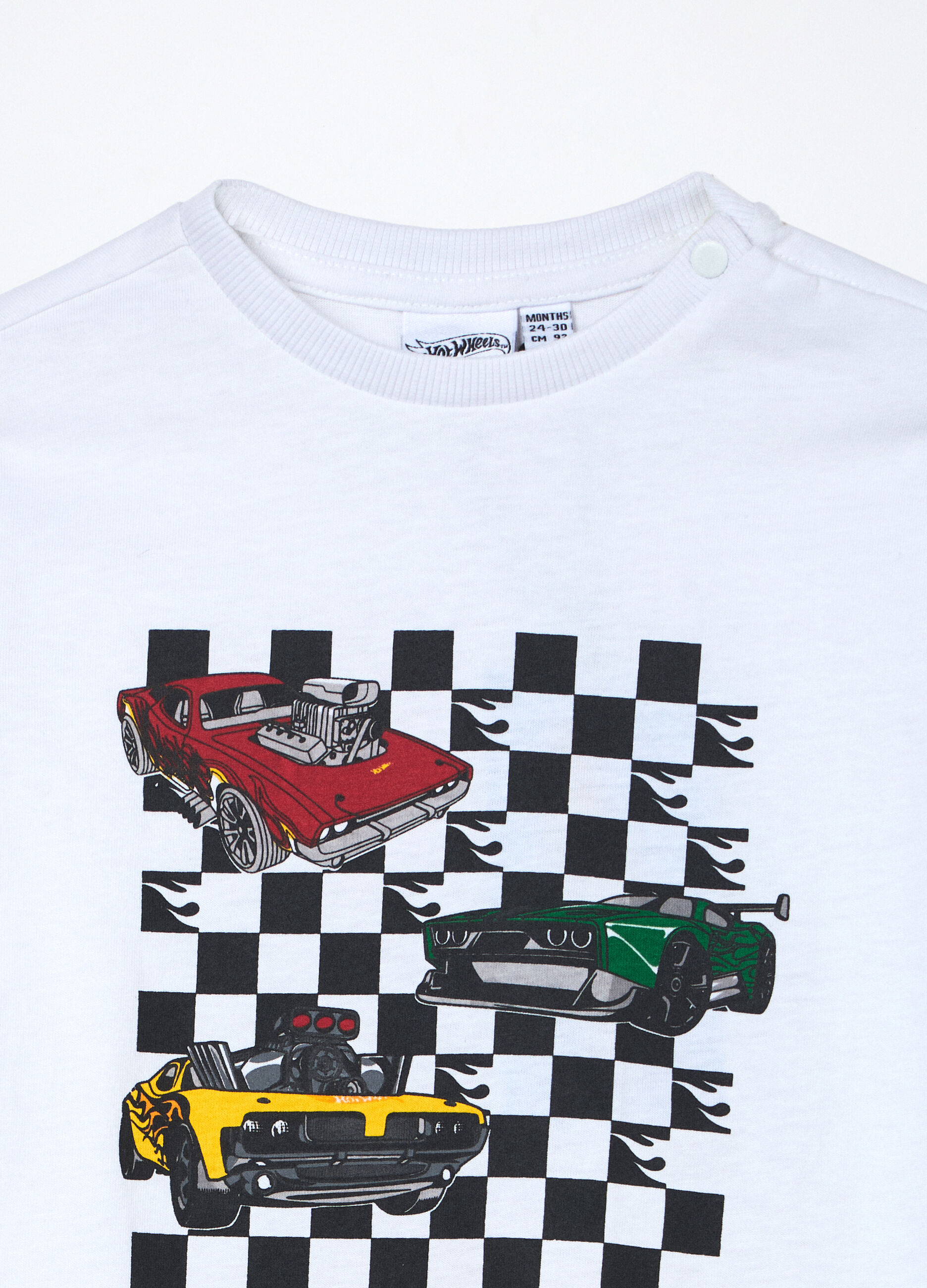 Jogging set Hot Wheels in jersey di puro cotone neonato_2