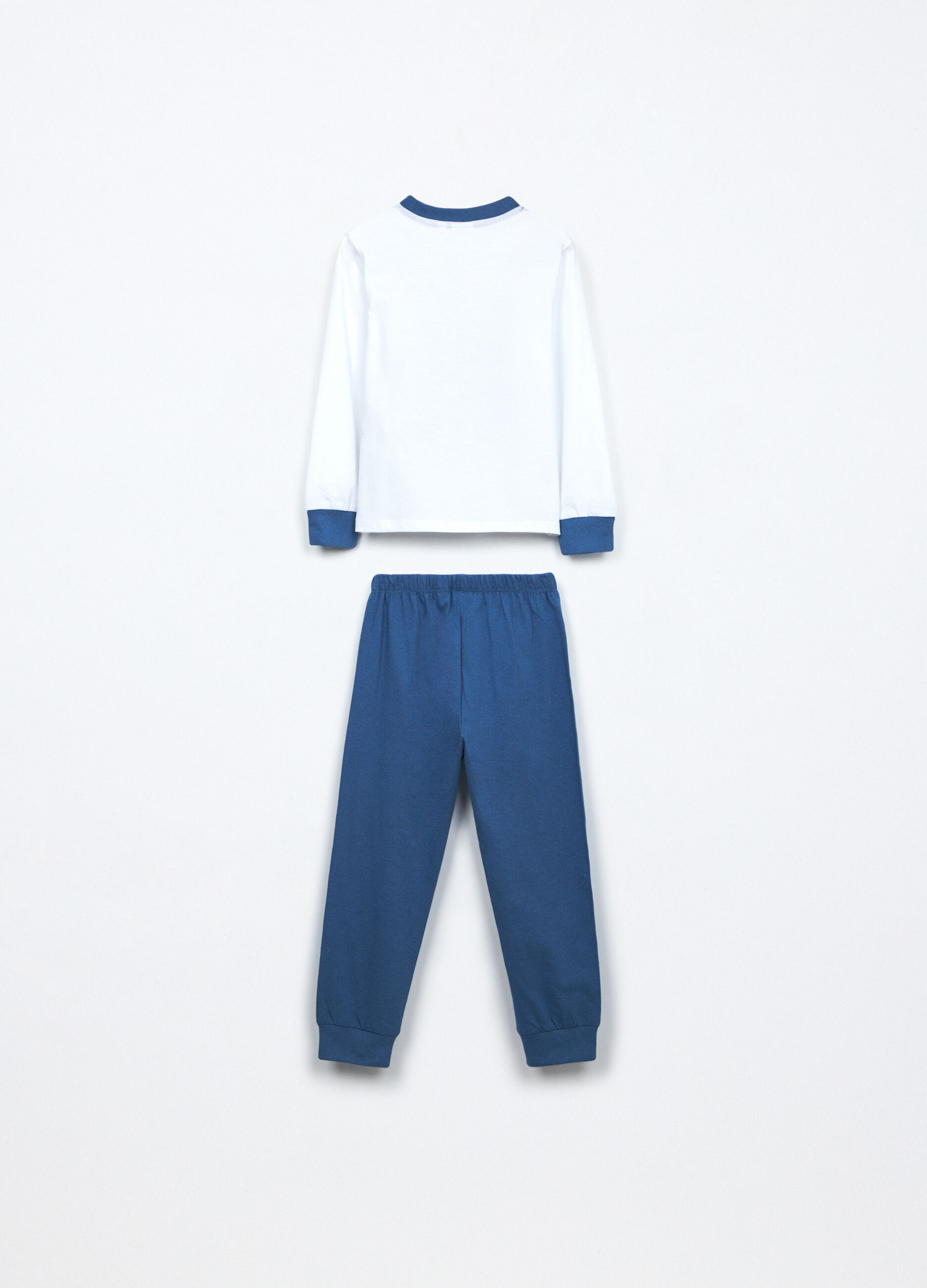Set pigiama lungo in jersey di puro cotone bambino _1