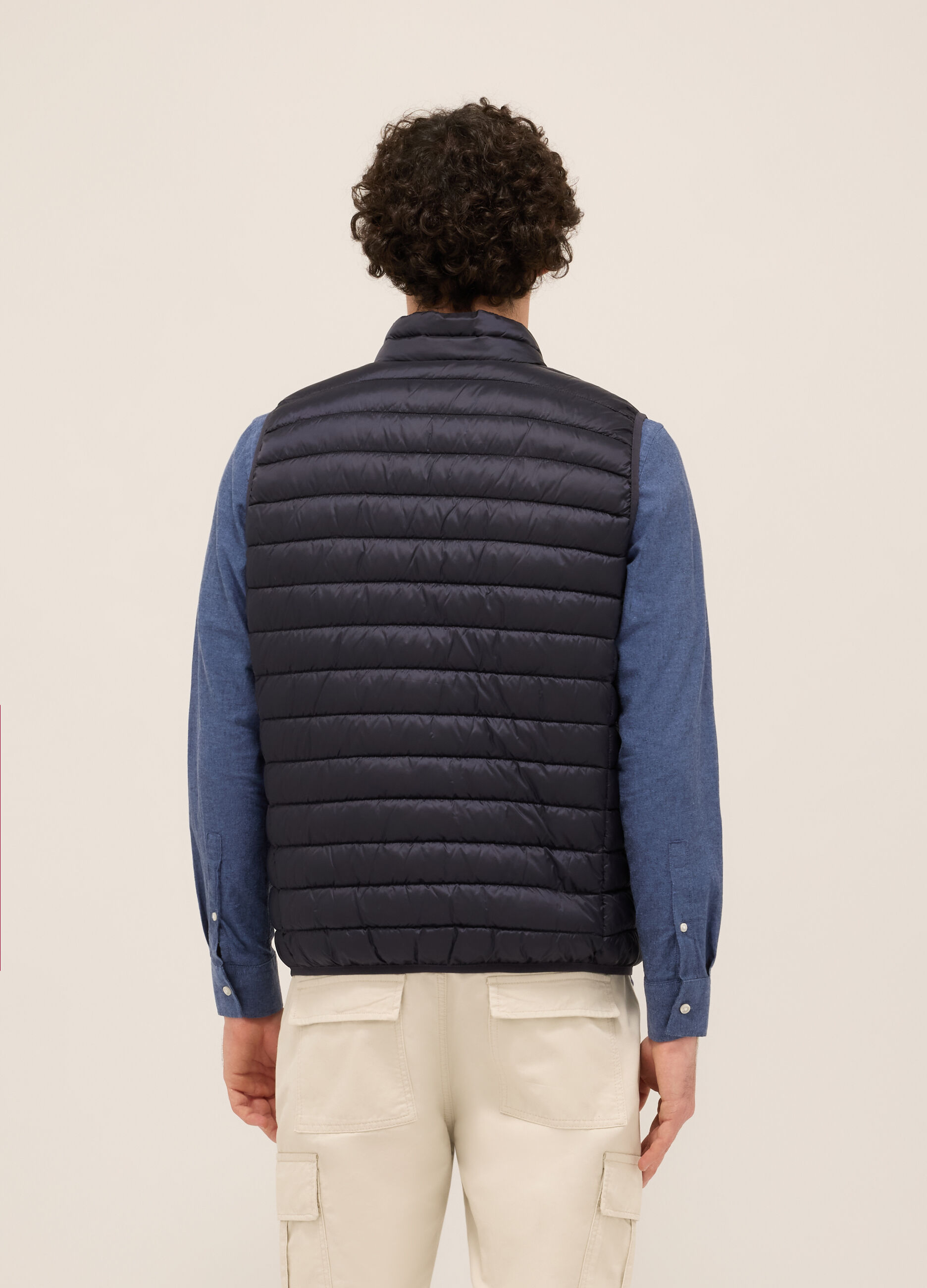Gilet imbottito in nylon uomo_1