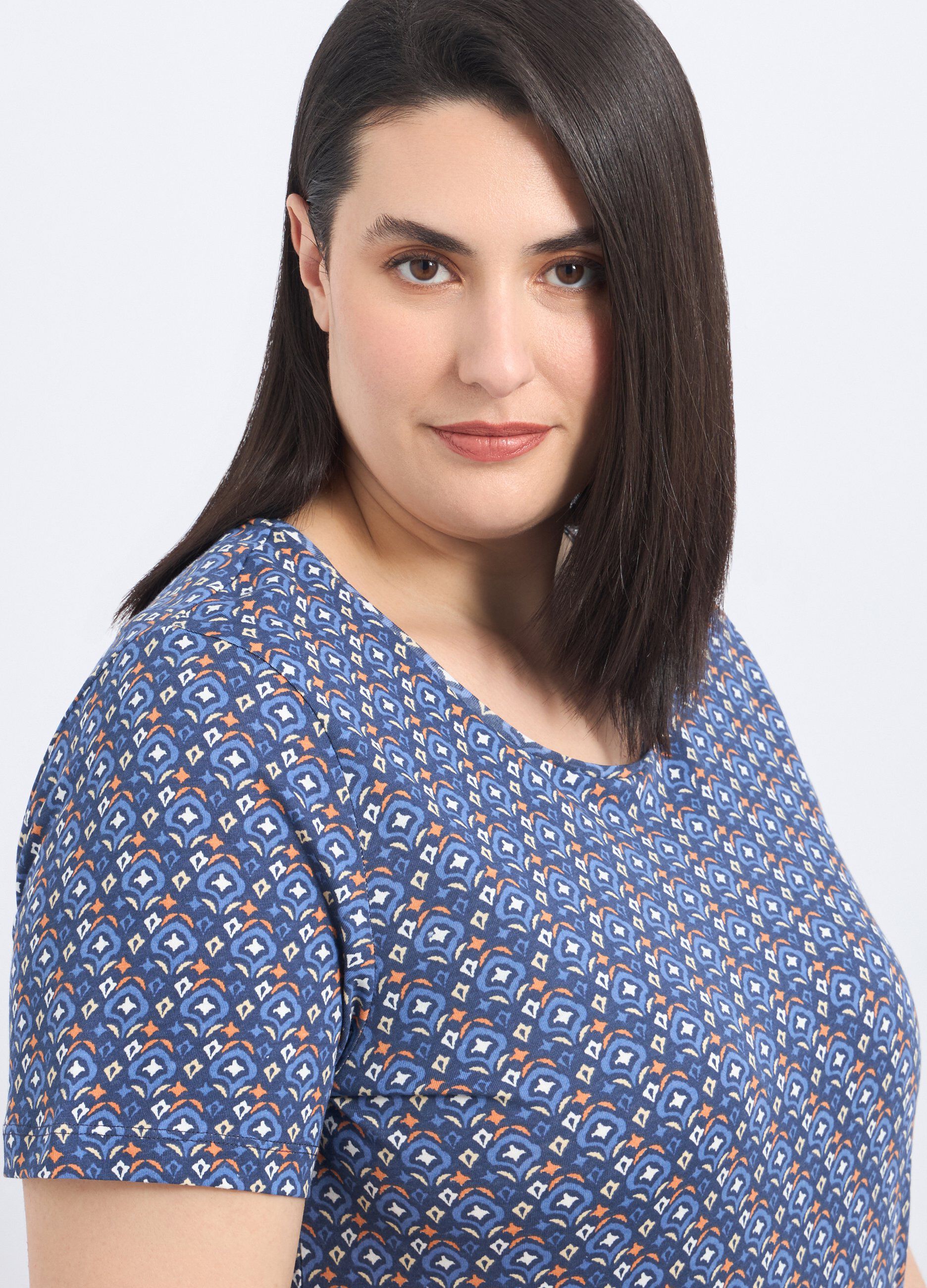 T-shirt in puro cotone donna curvy_2