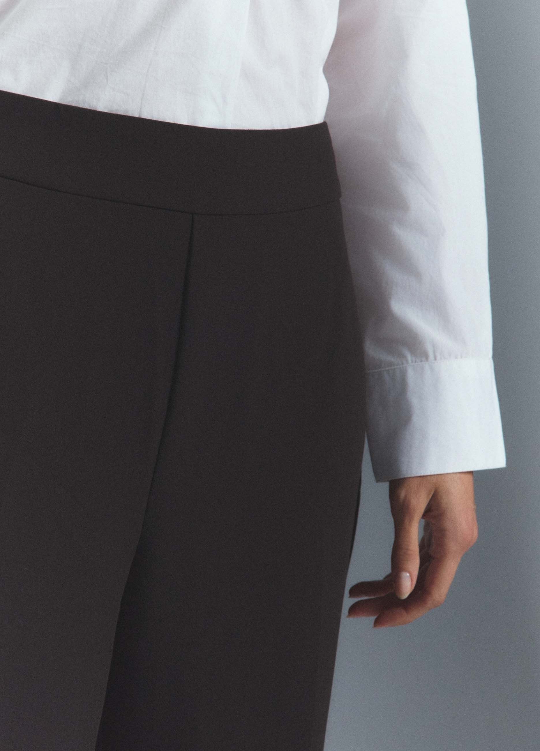 Pantaloni Formal Fit in viscosa stretch donna_4