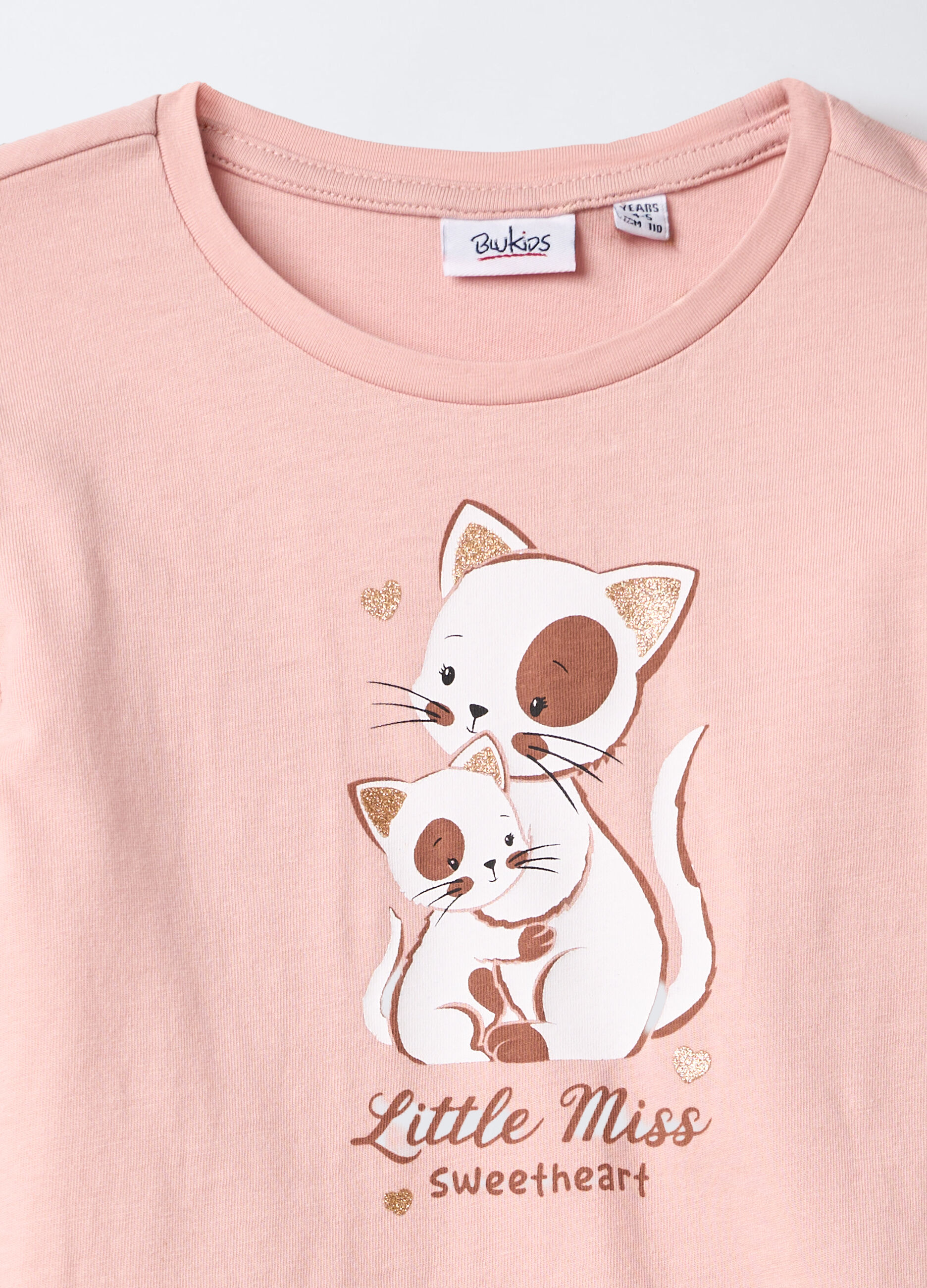 T-shirt in jersey di puro cotone bambina_2