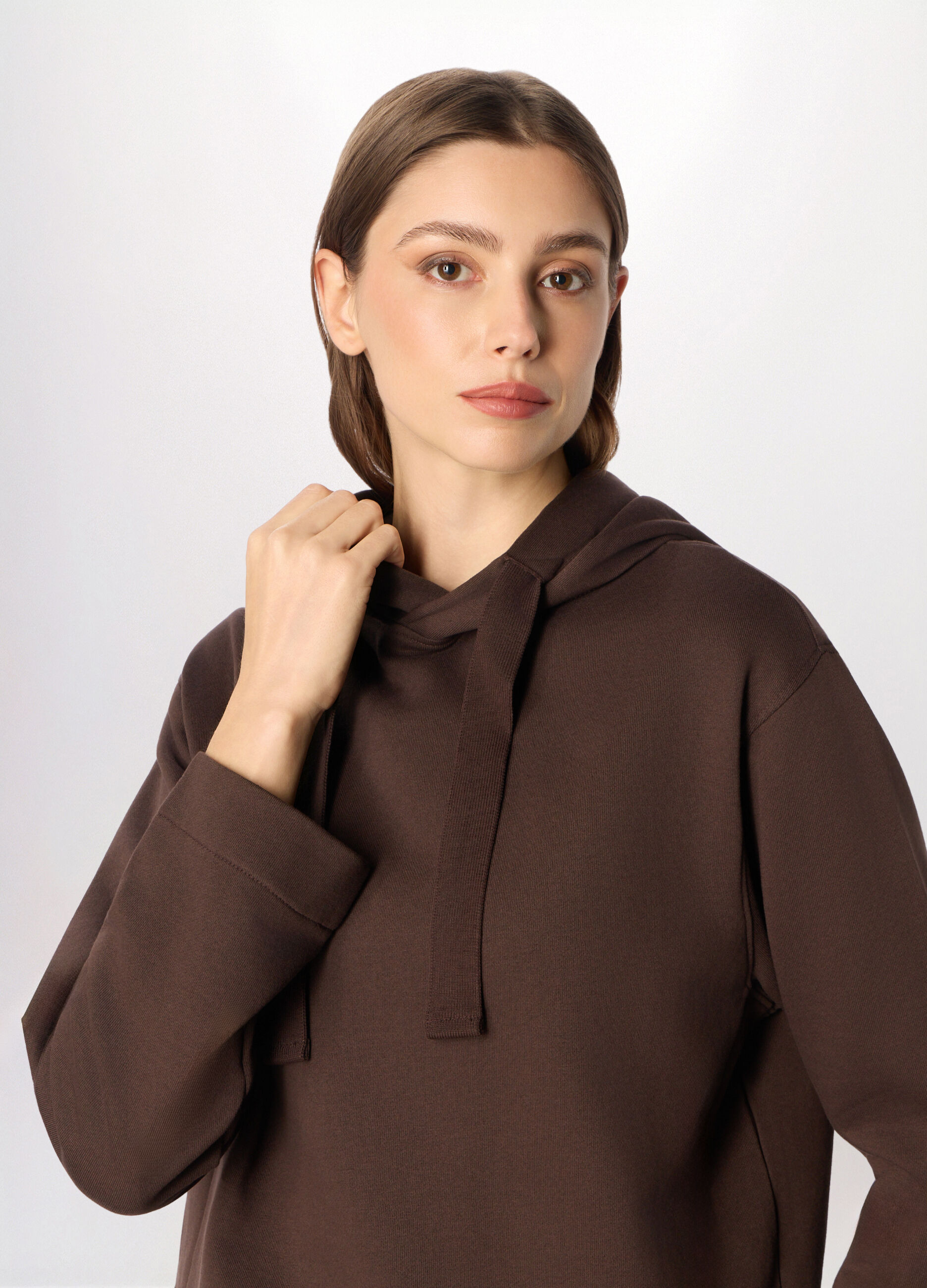 Felpa in misto cotone Holistic fitness donna_2