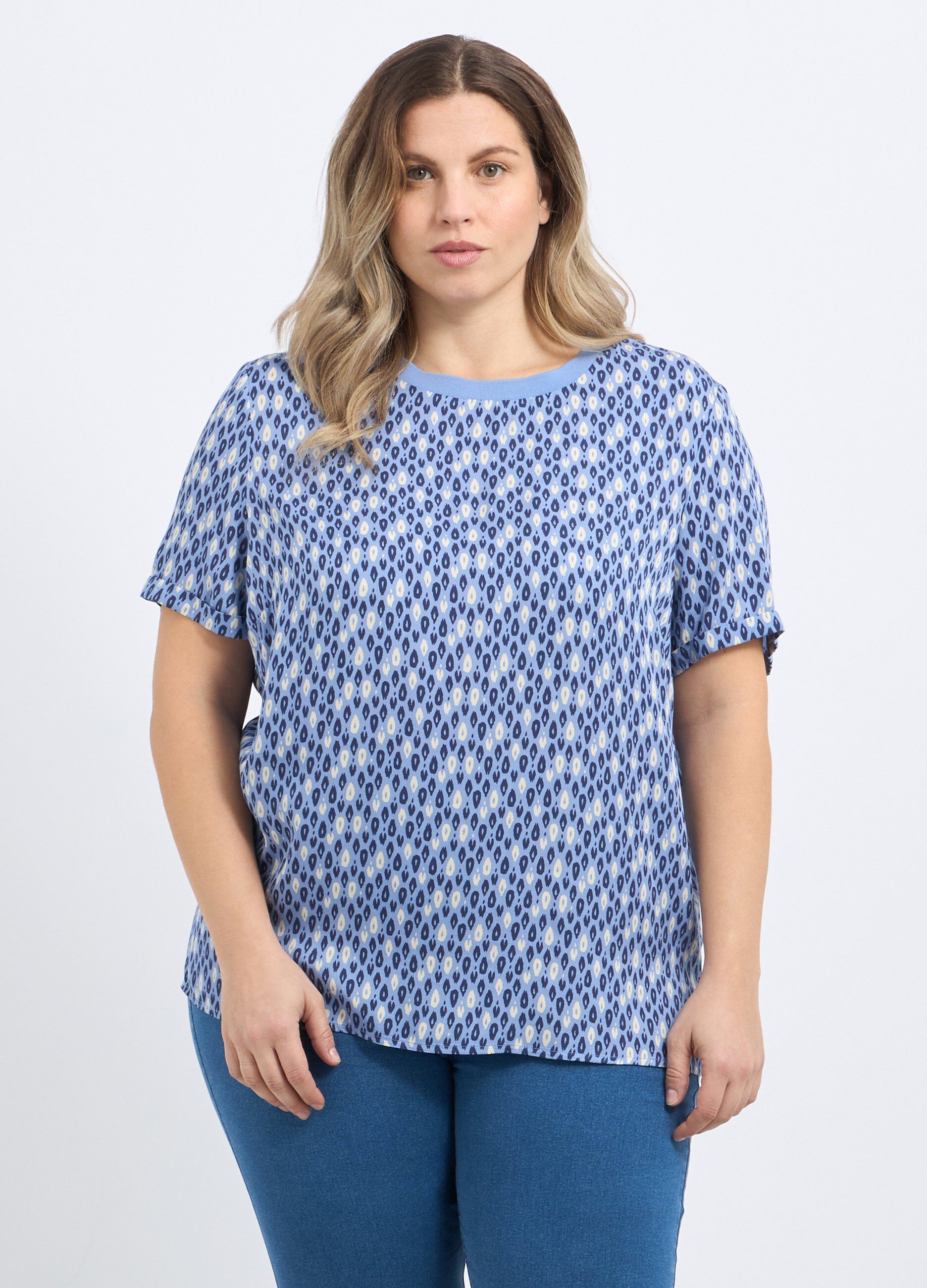 Blusa in pura viscosa donna_0