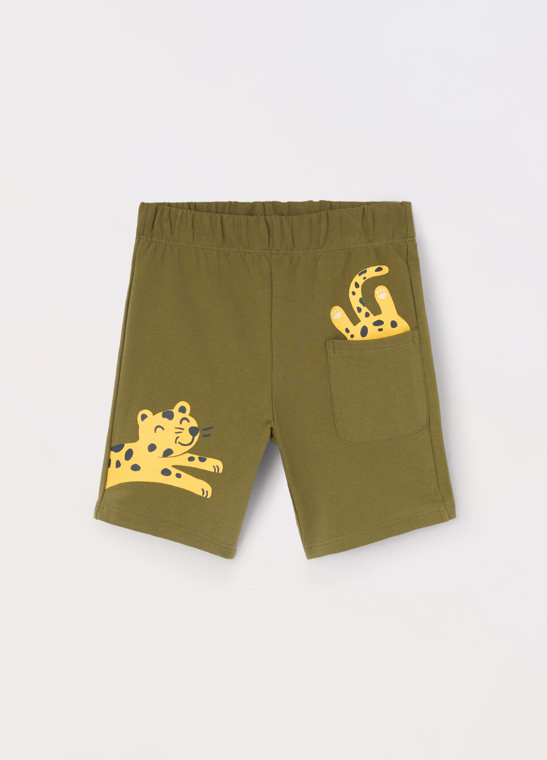 Shorts in french terry di puro cotone neonato_0