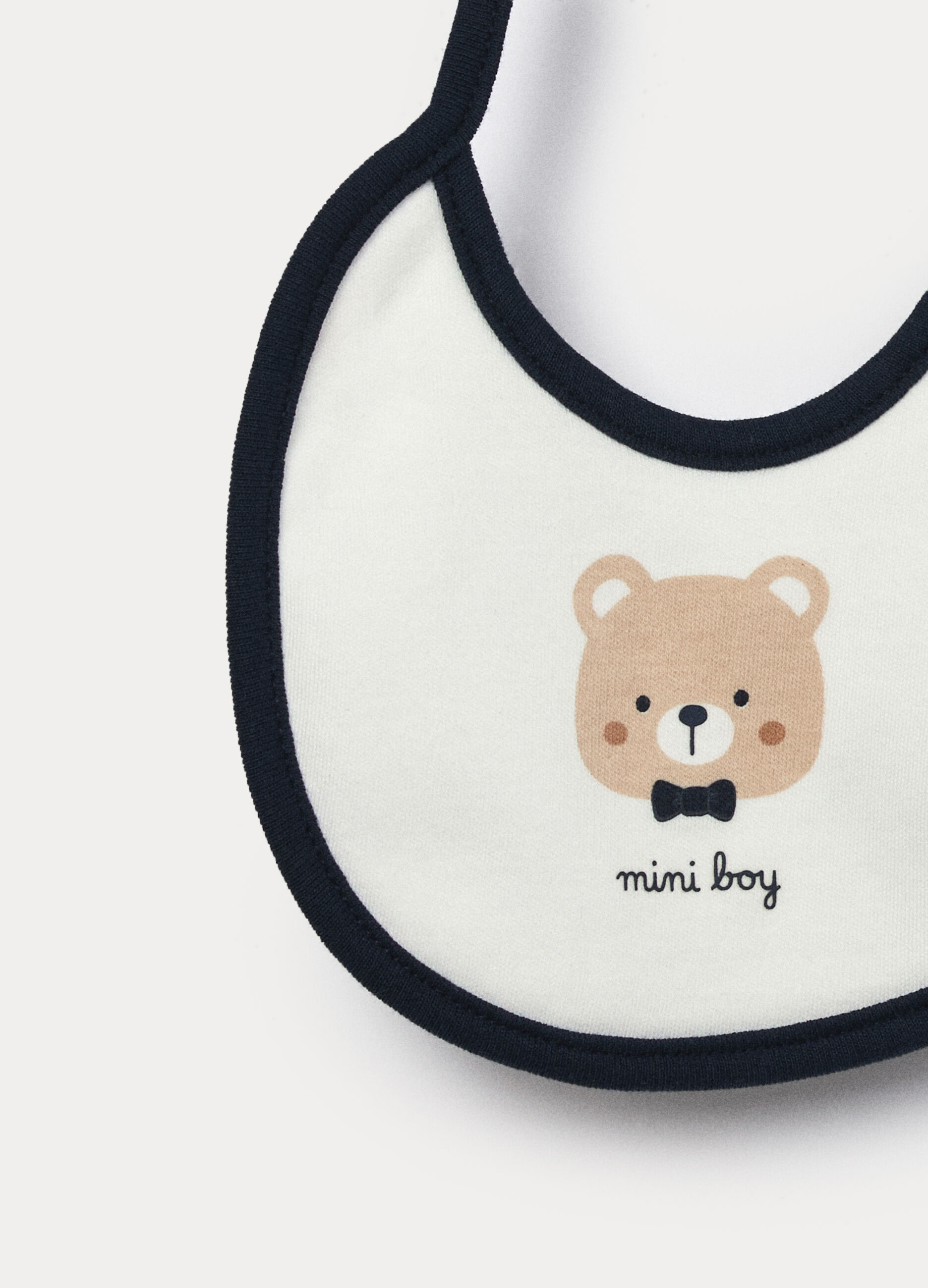 Pack 2 bavaglini in interlock di puro cotone neonato_1