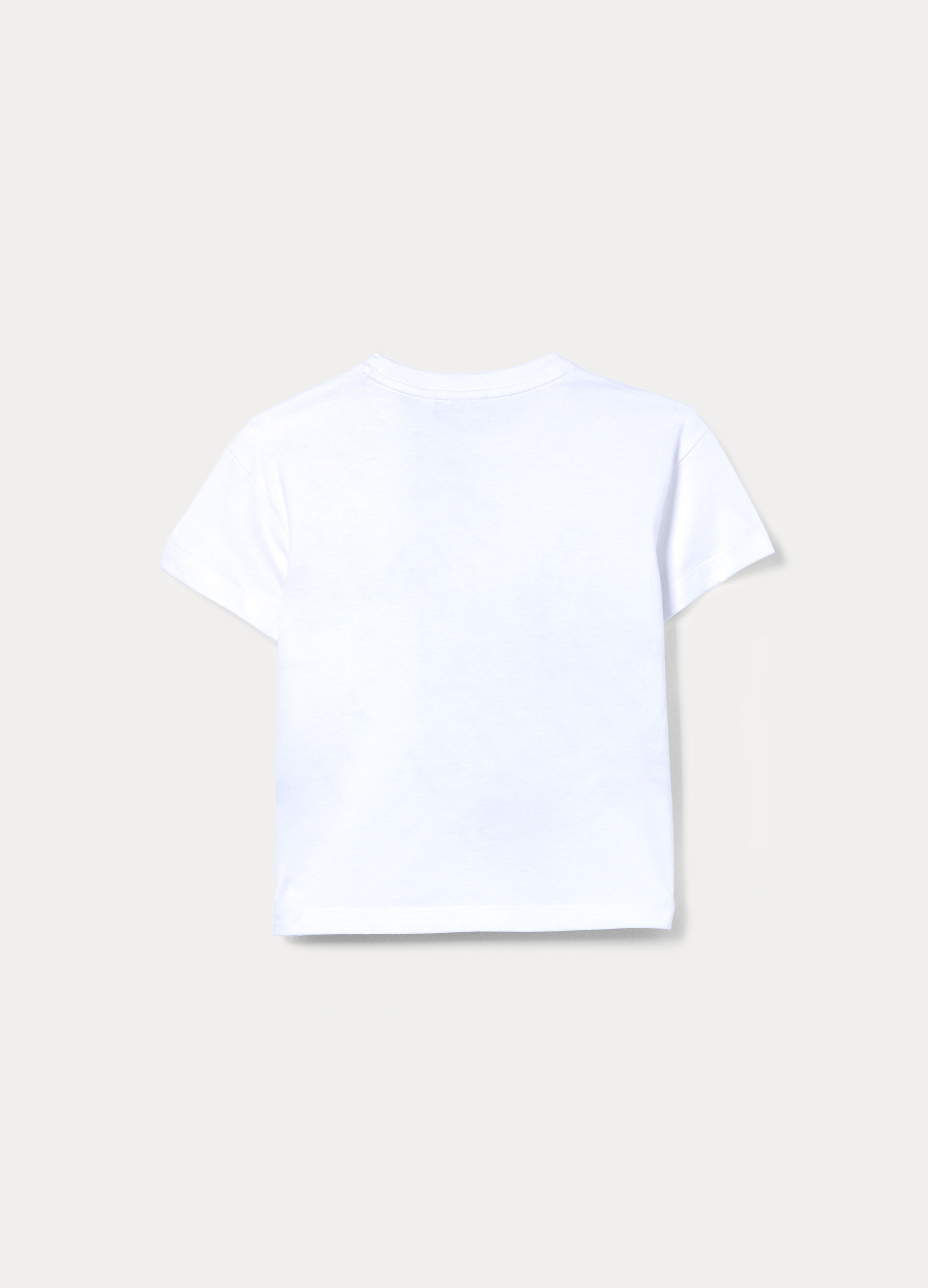 T-shirt girocollo in jersey di puro cotone bambino_1